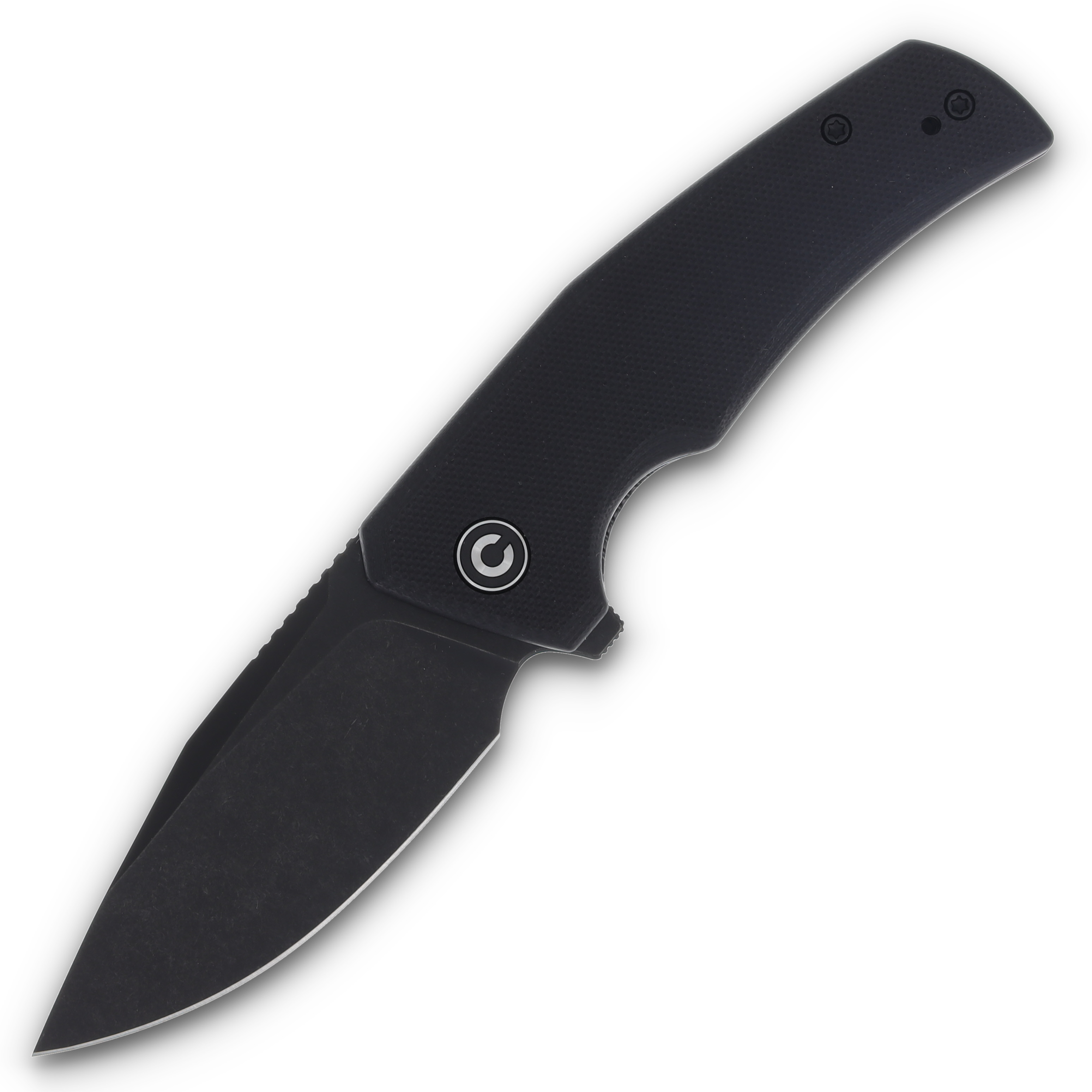 CIVIVI Regulatron 2.98 Inch Plain Black Stonewash Drop Point C23006-1 View 1