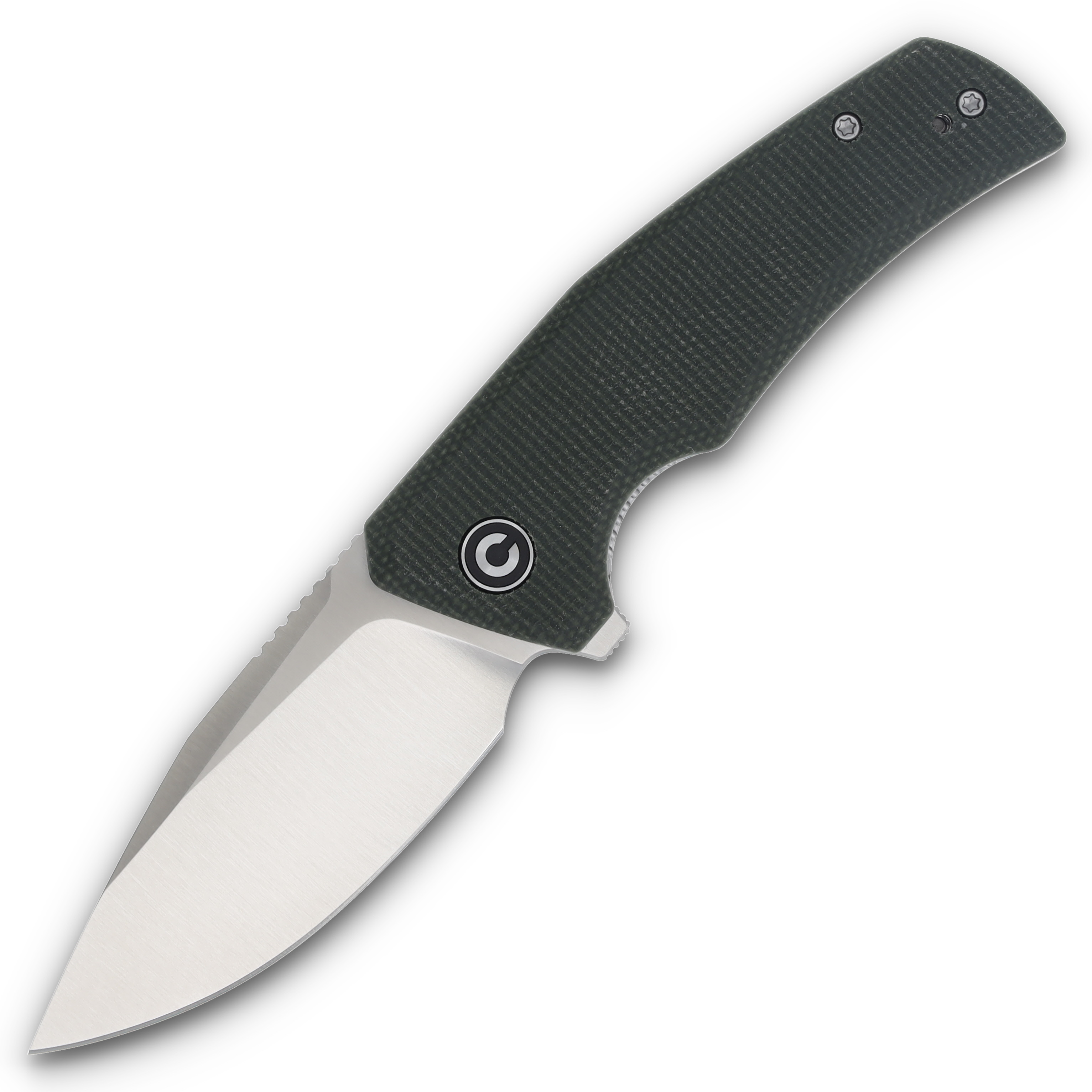 CIVIVI Regulatron Folding Knife Green 2.98 Inch Plain Satin Drop Point C23006-2 View 1