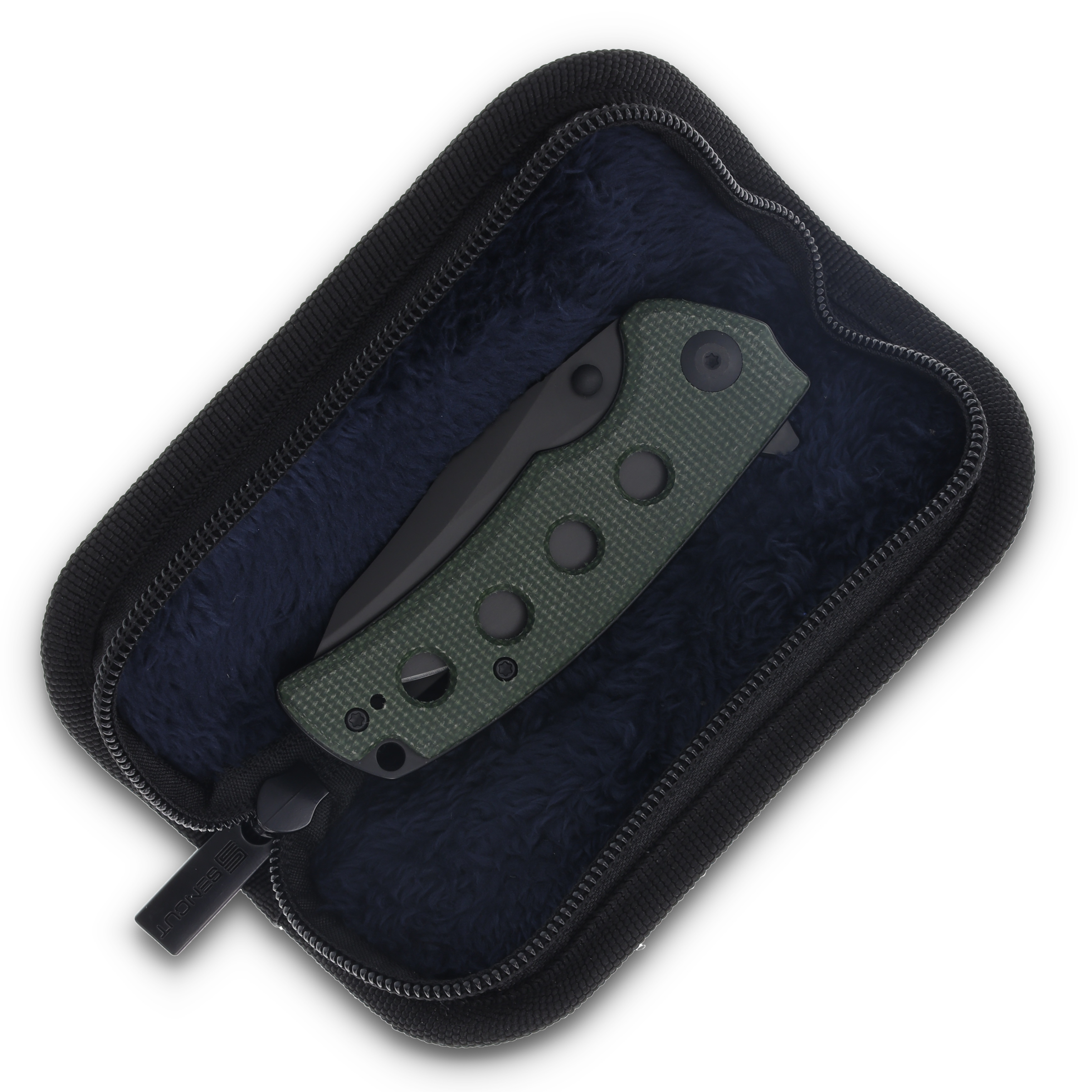 SENCUT Excalis Folding Knife Green 2.97 Inch Plain Black Reverse Tanto S23068-3 View 9