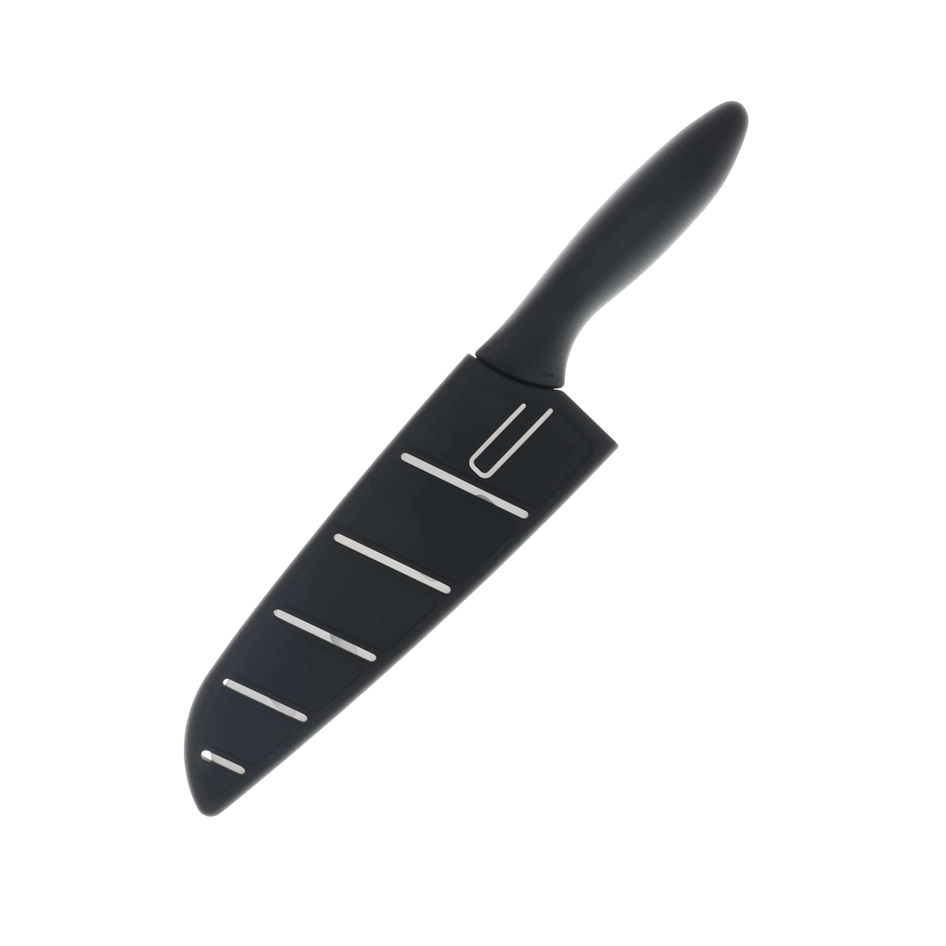Kershaw 6.5" Black Polypropylene Handle Santoku Knife KS1782X View 4