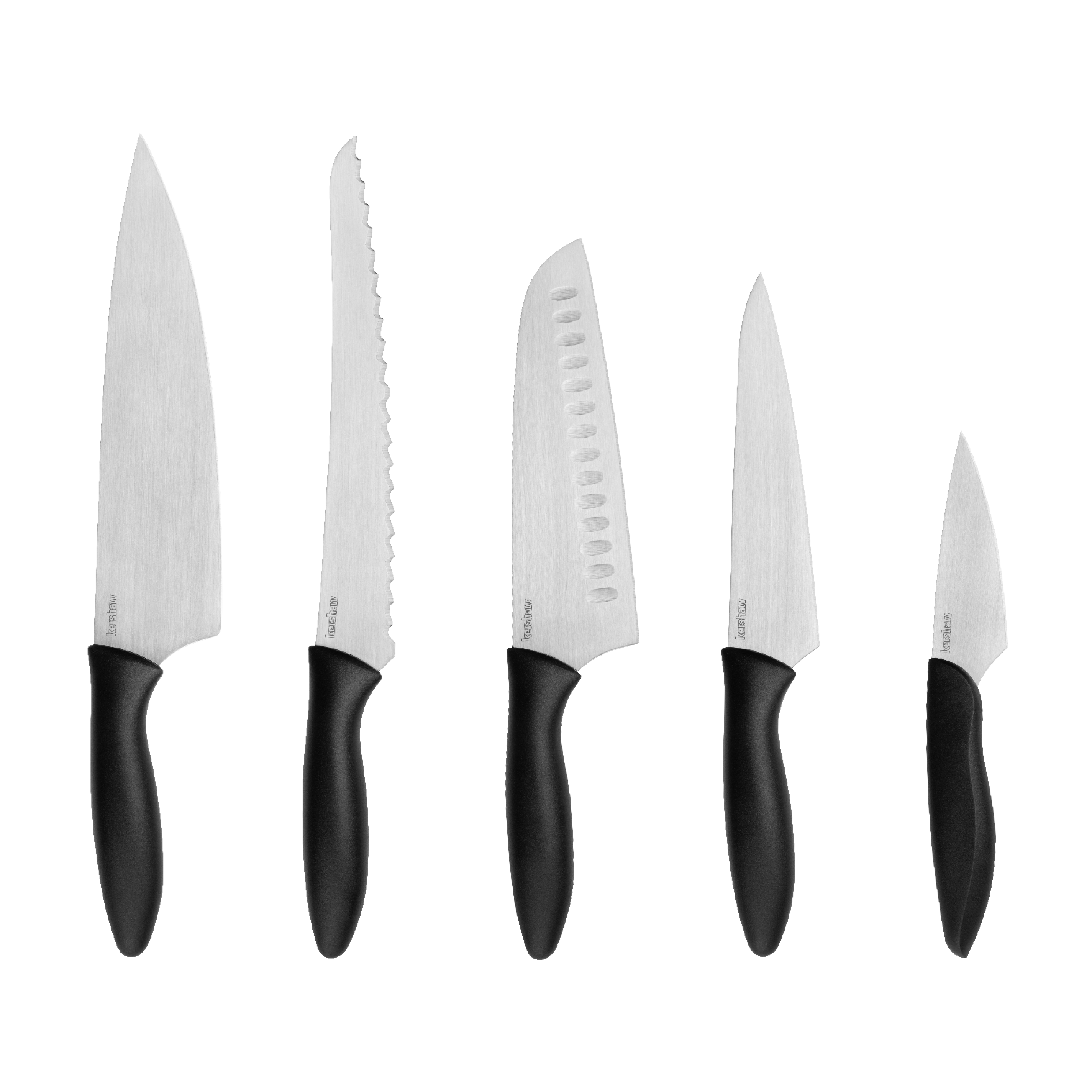 Kershaw Black Polypropylene Handle 6 pc Block Set KSK6BLOCK View 3