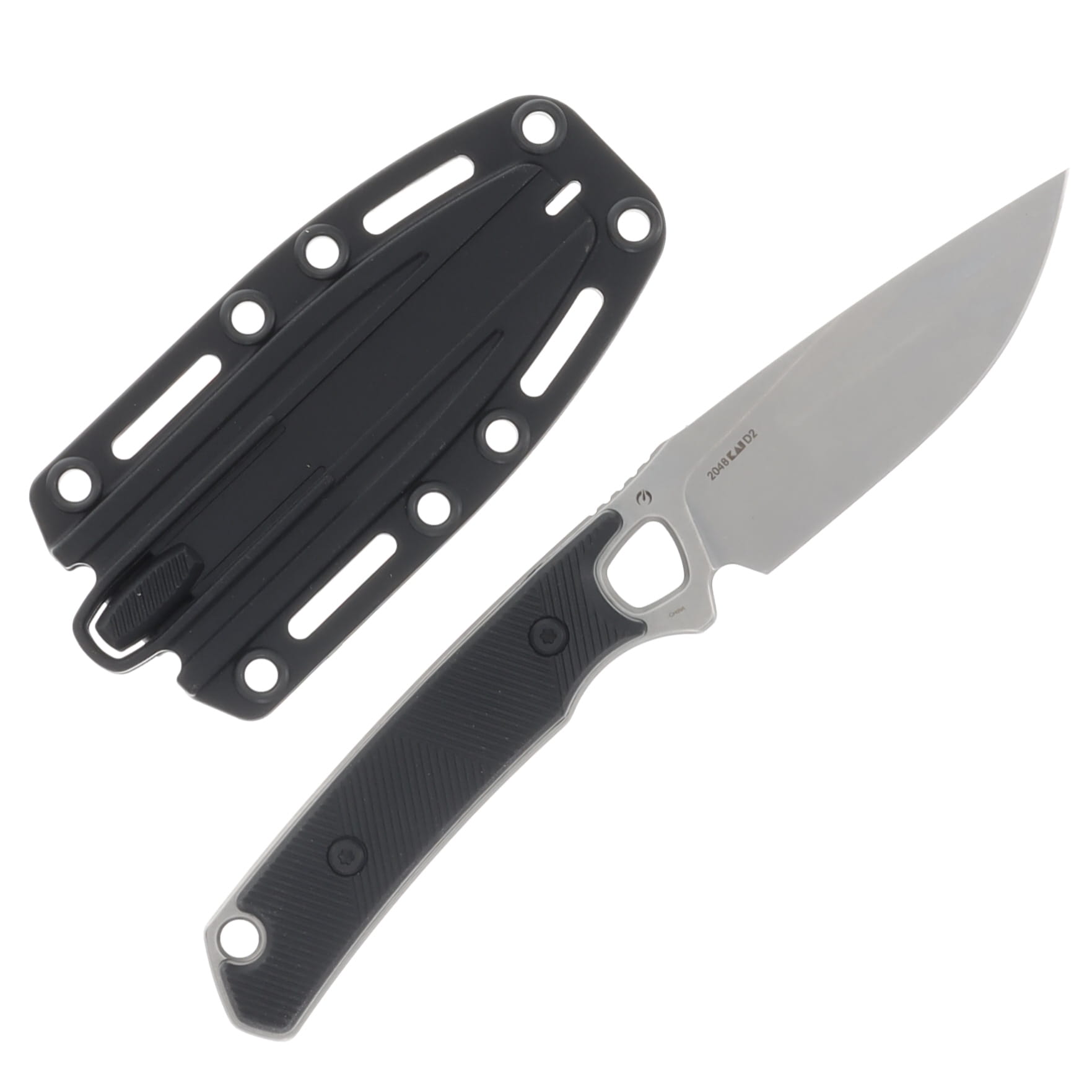 Kershaw Steppe Fixed Blade Knife 3.55 Inch Plain Satin Drop Point KS2048 View 2