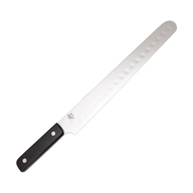 Shun Classic Hollow Ground Brisket Knife 12in Granton Damascus Slicer SDM0778 View 1