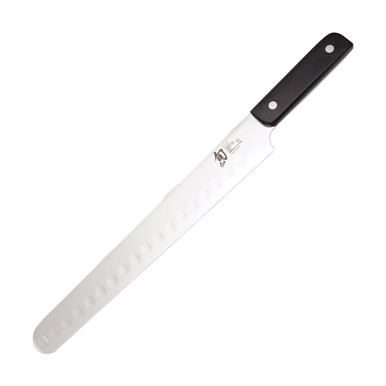 Shun Classic Hollow Ground Brisket Knife 12in Granton Damascus Slicer SDM0778 View 2