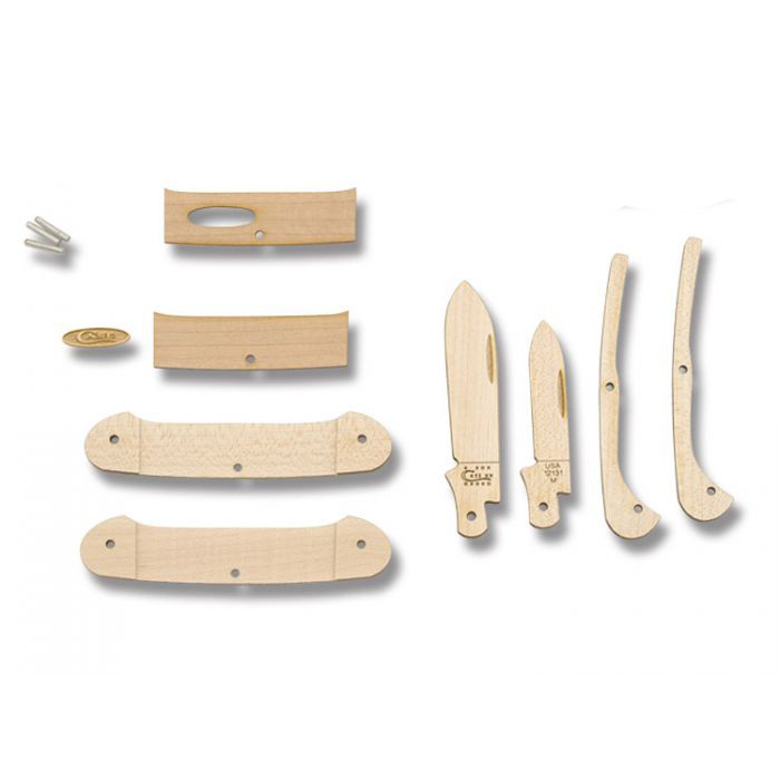 Case Cherry Hardwood Canoe Wood Knife Kit CA12131CCP View 2