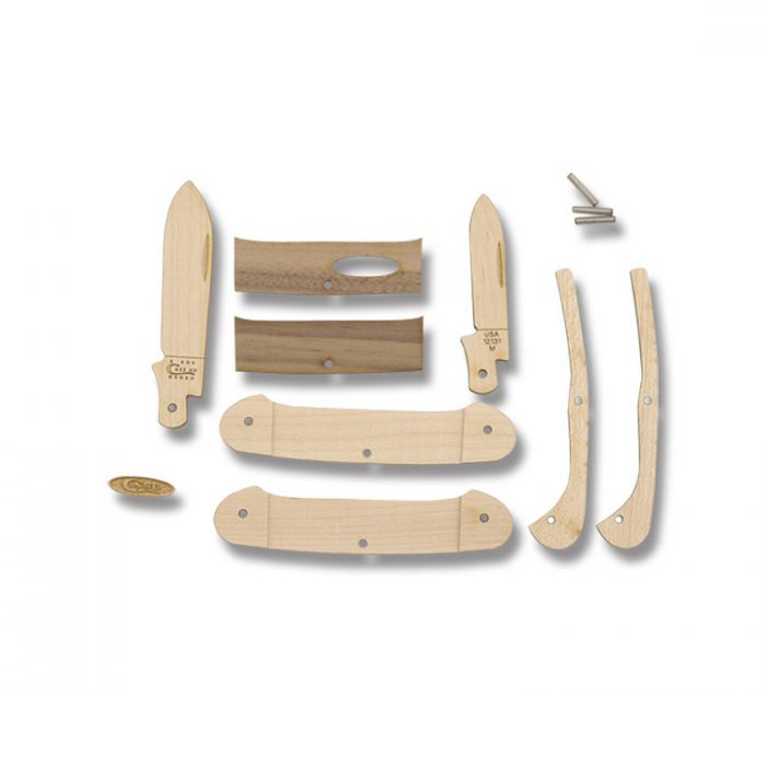 Case Walnut Hardwood Knife Kit Canoe CA12131WCP View 2