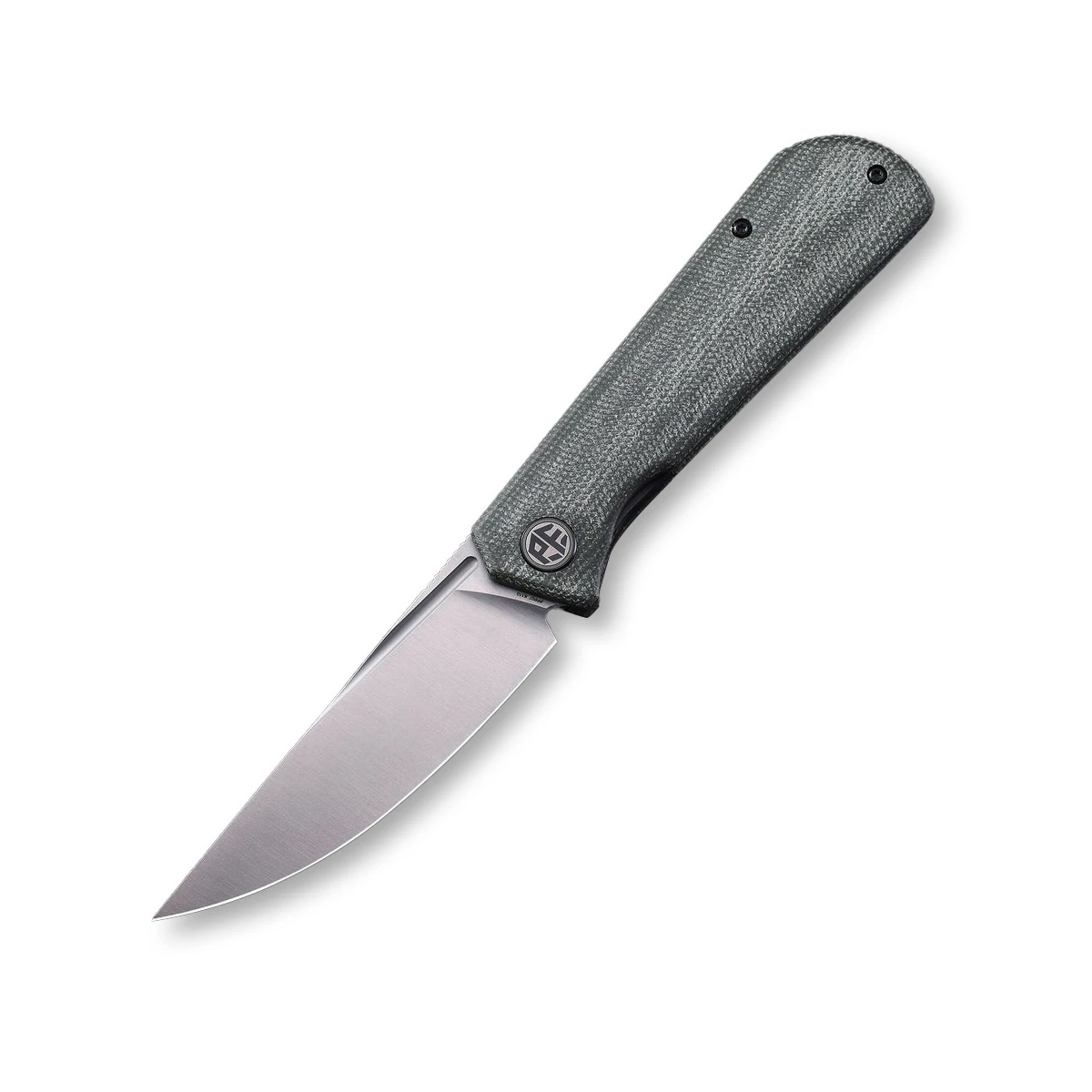 Petrified Fish Viking Folding Knife Green 3.62in Plain Satin Drop Point PFP07GRMS View 1