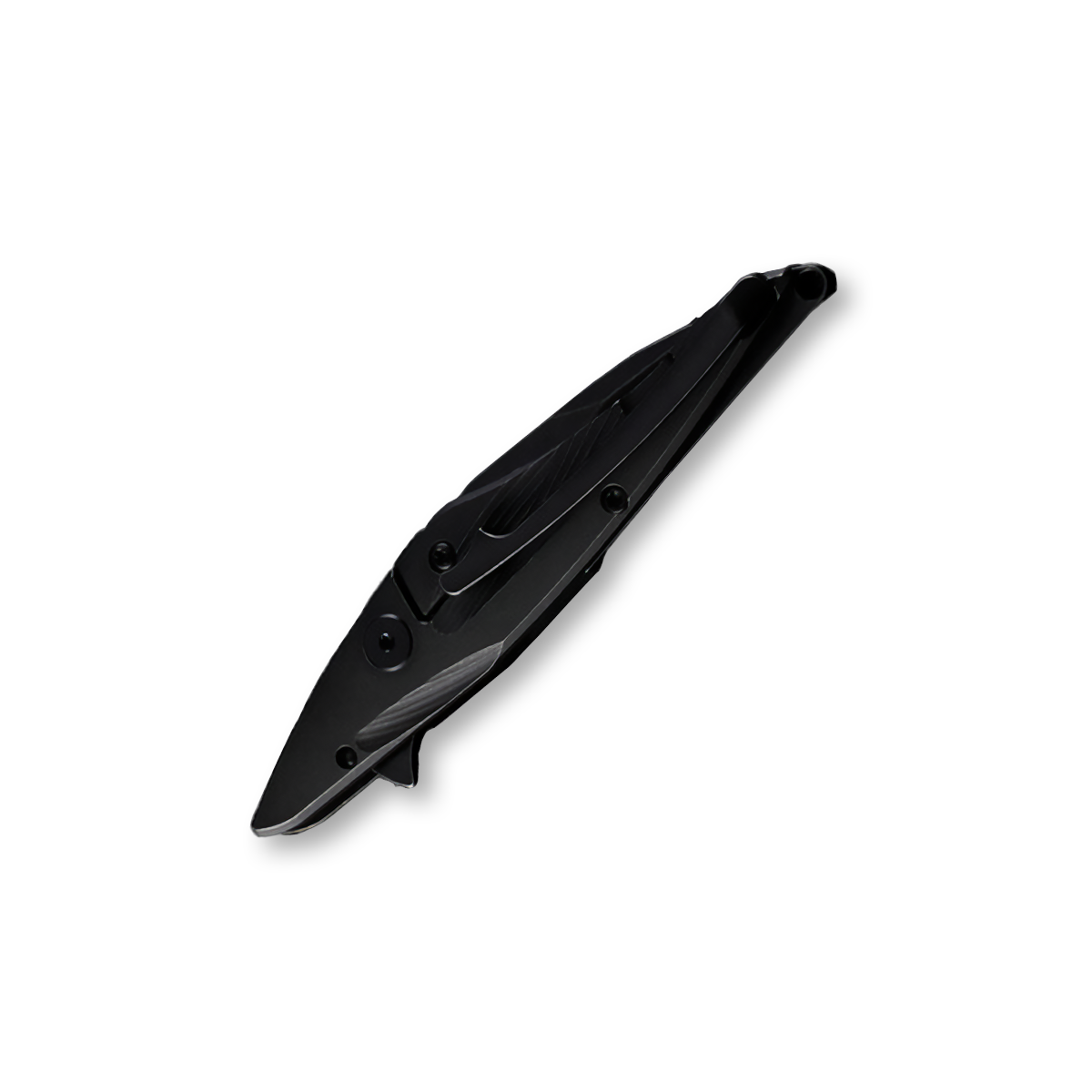 Petrified Fish Hummingbird M390 Framelock Black Stonewashed Titanium Handle PFE10DDW View 2