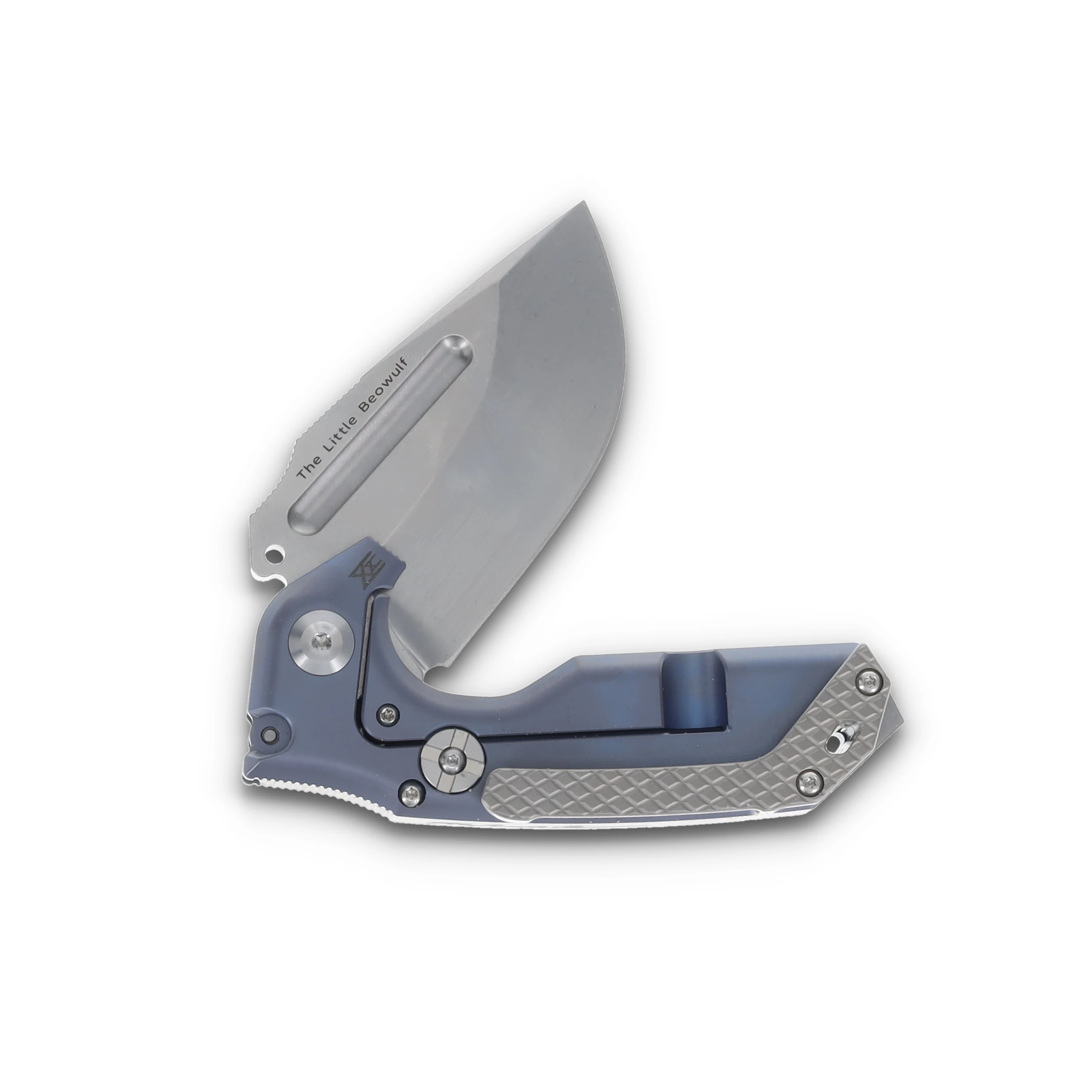 Midgards Messer Little Beowulf Folding Knife 2.75in Drop Point Blade MM-LBWULF-FLD View 4