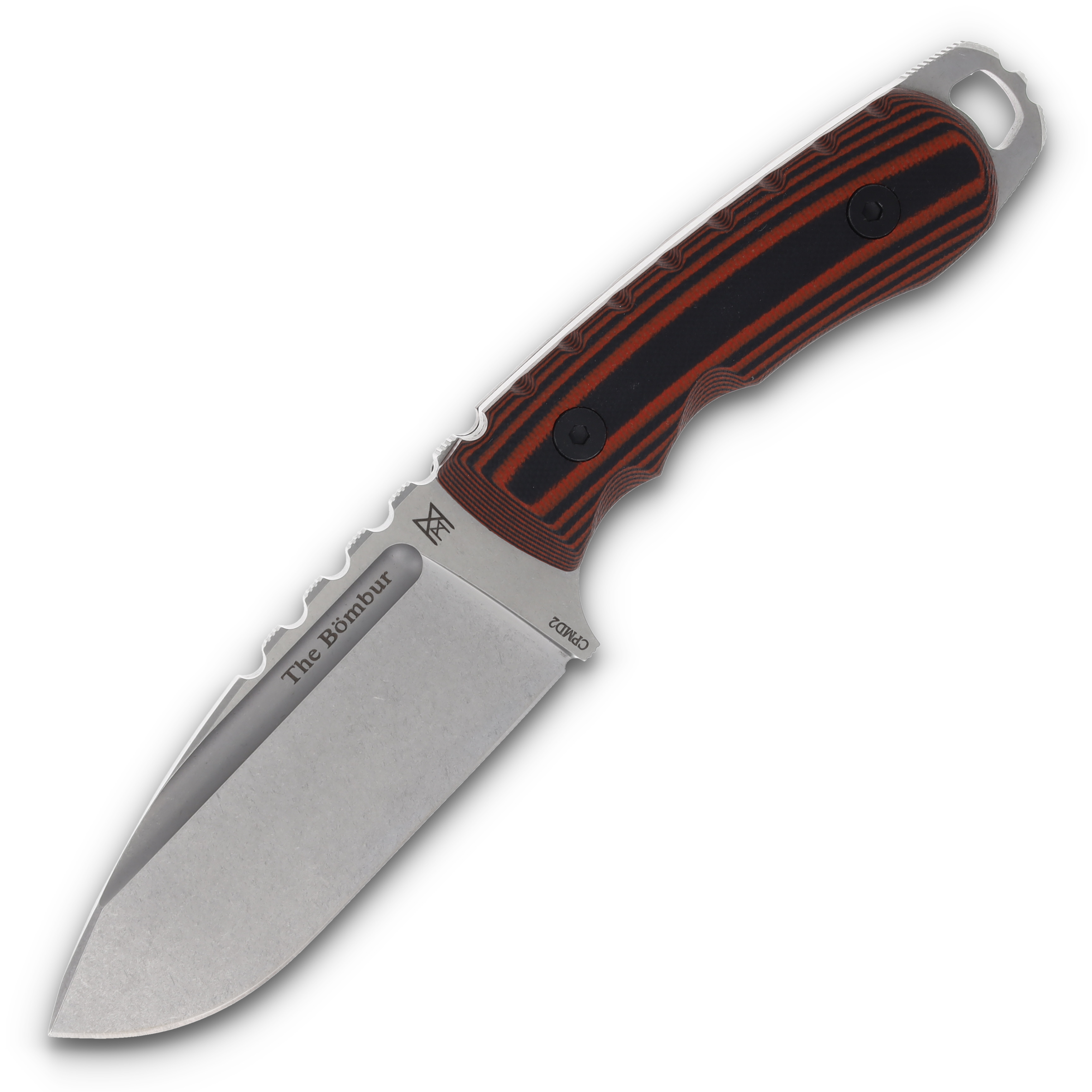 Midgards Messer Bömbur Fixed Blade 3.86in Plain Drop Point MM-BOM-FIX View 3