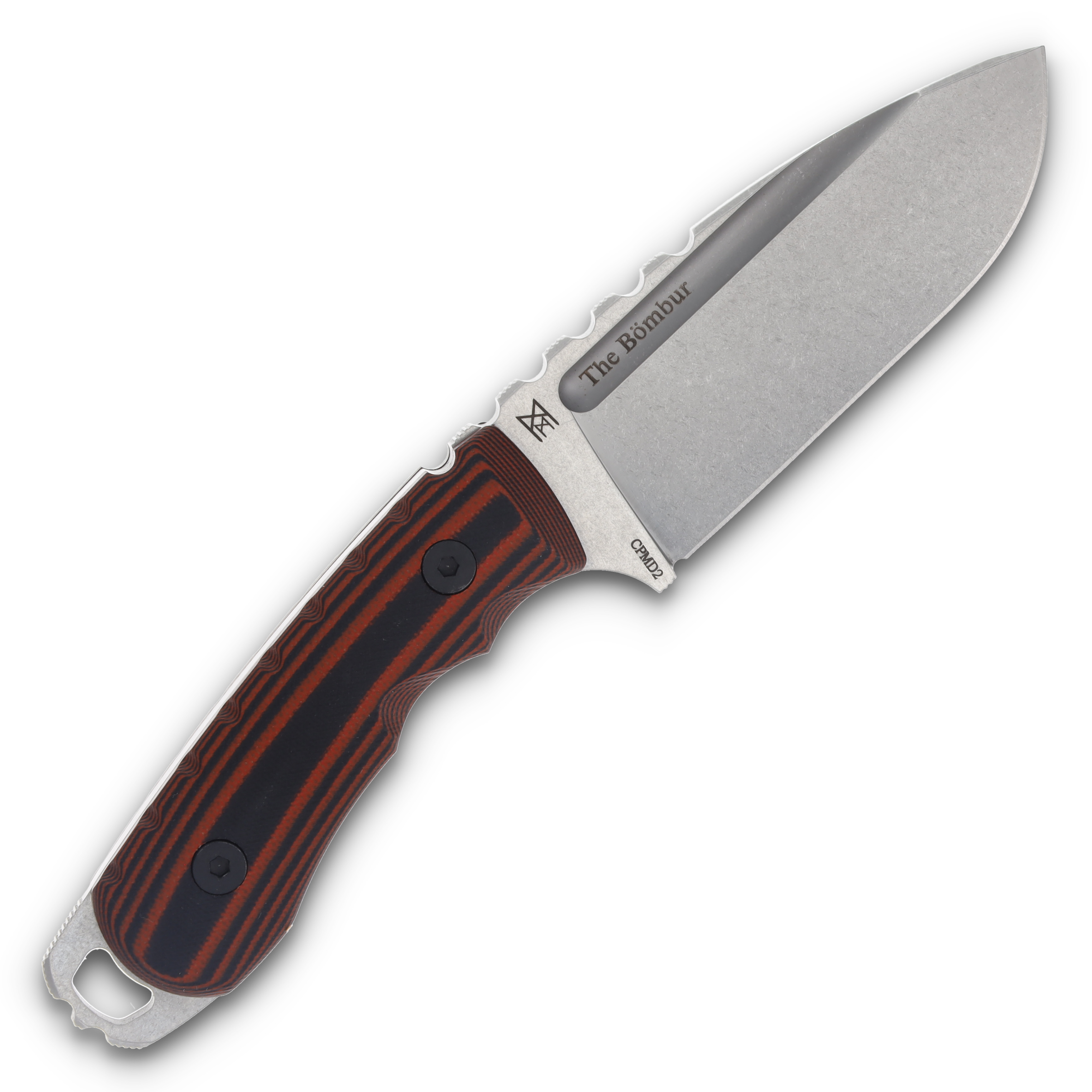 Midgards Messer Bömbur Fixed Blade 3.86in Plain Drop Point MM-BOM-FIX View 4