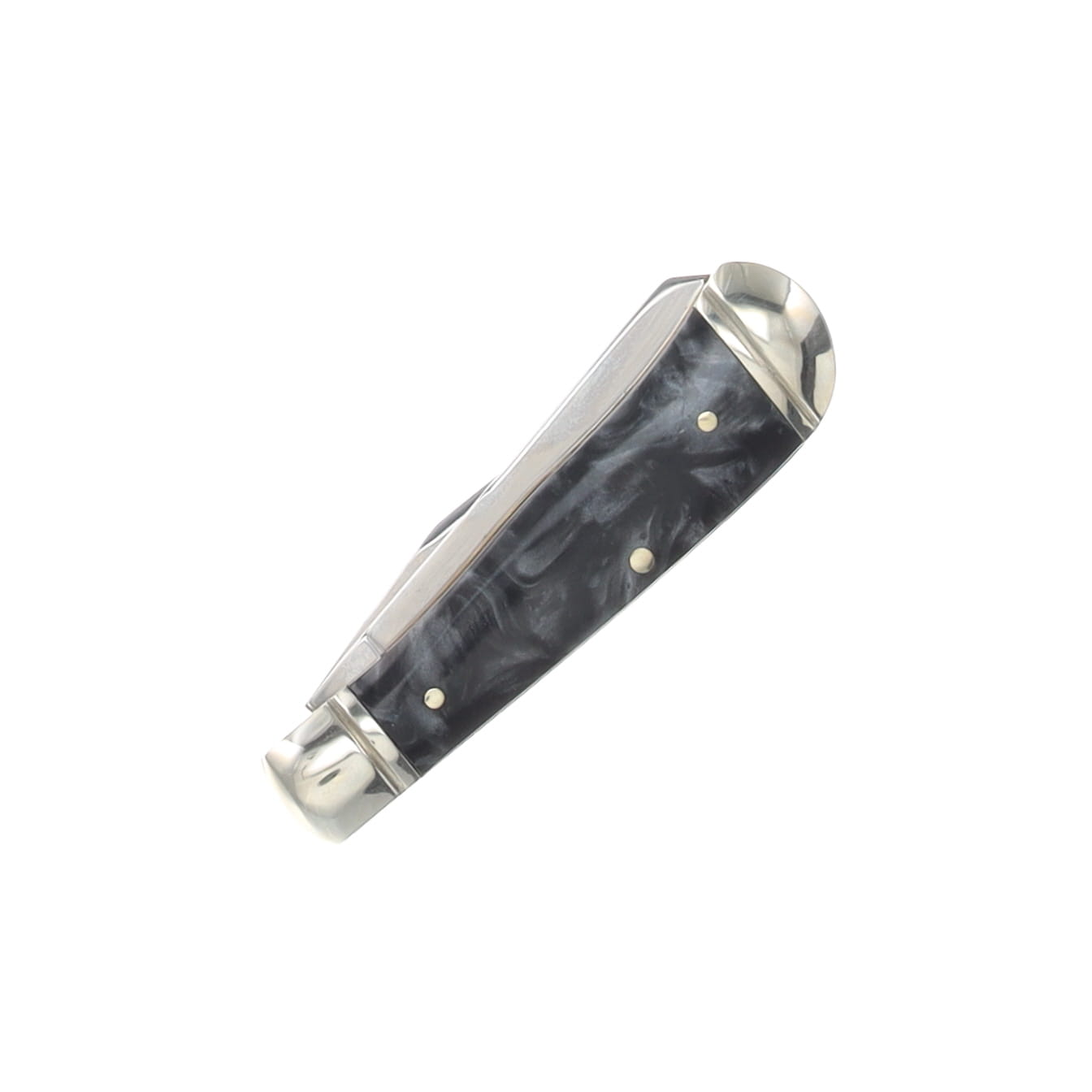 Rough Rider Black Ice Swirled Synthetic Trapper Pocket Knife Set RR2691 View 18