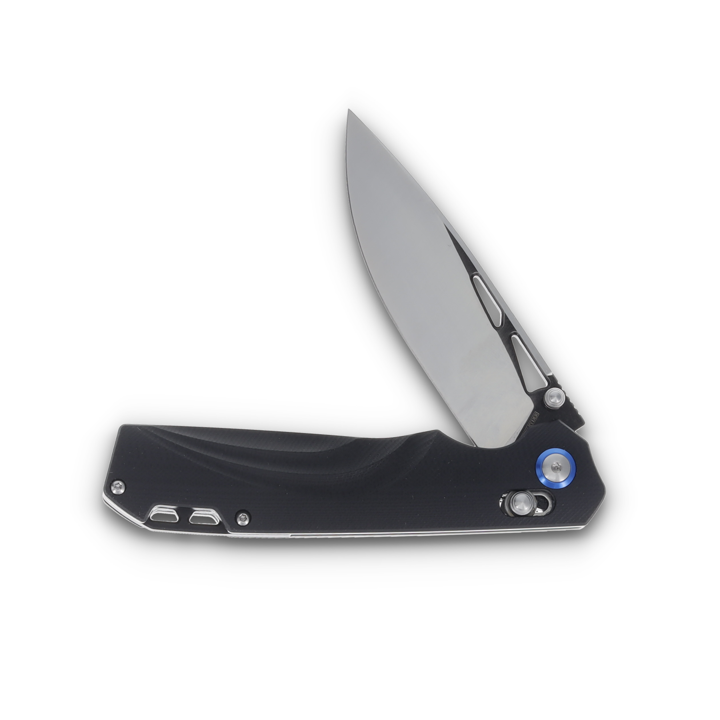 Rough Ryder Sidelock Folding Knife 3.63in D2 Black G-10 RR2610 View 3