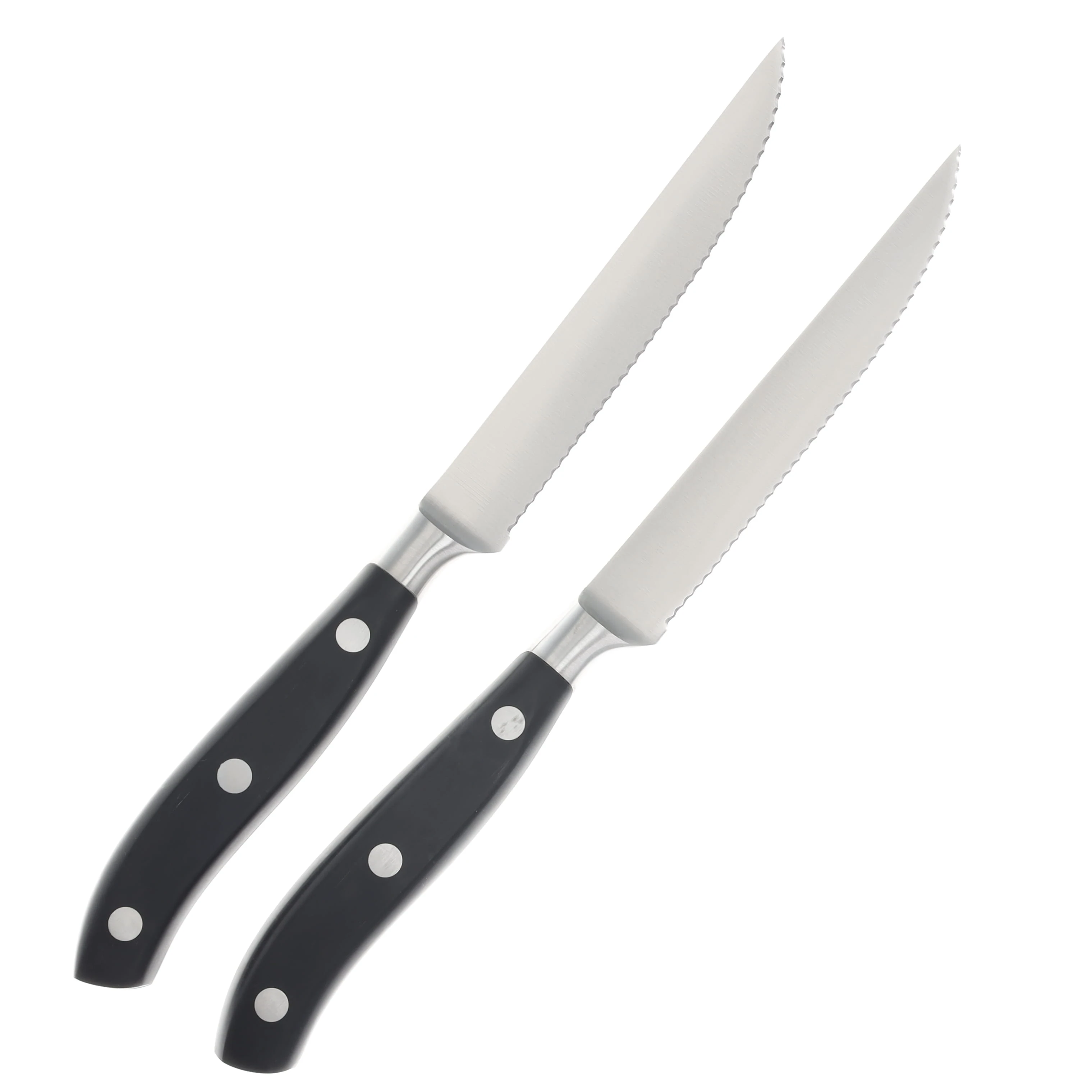 Victorinox 2pc 4.7Inch Serrated Steak Knives Grand Maitre Black V772422W View 2