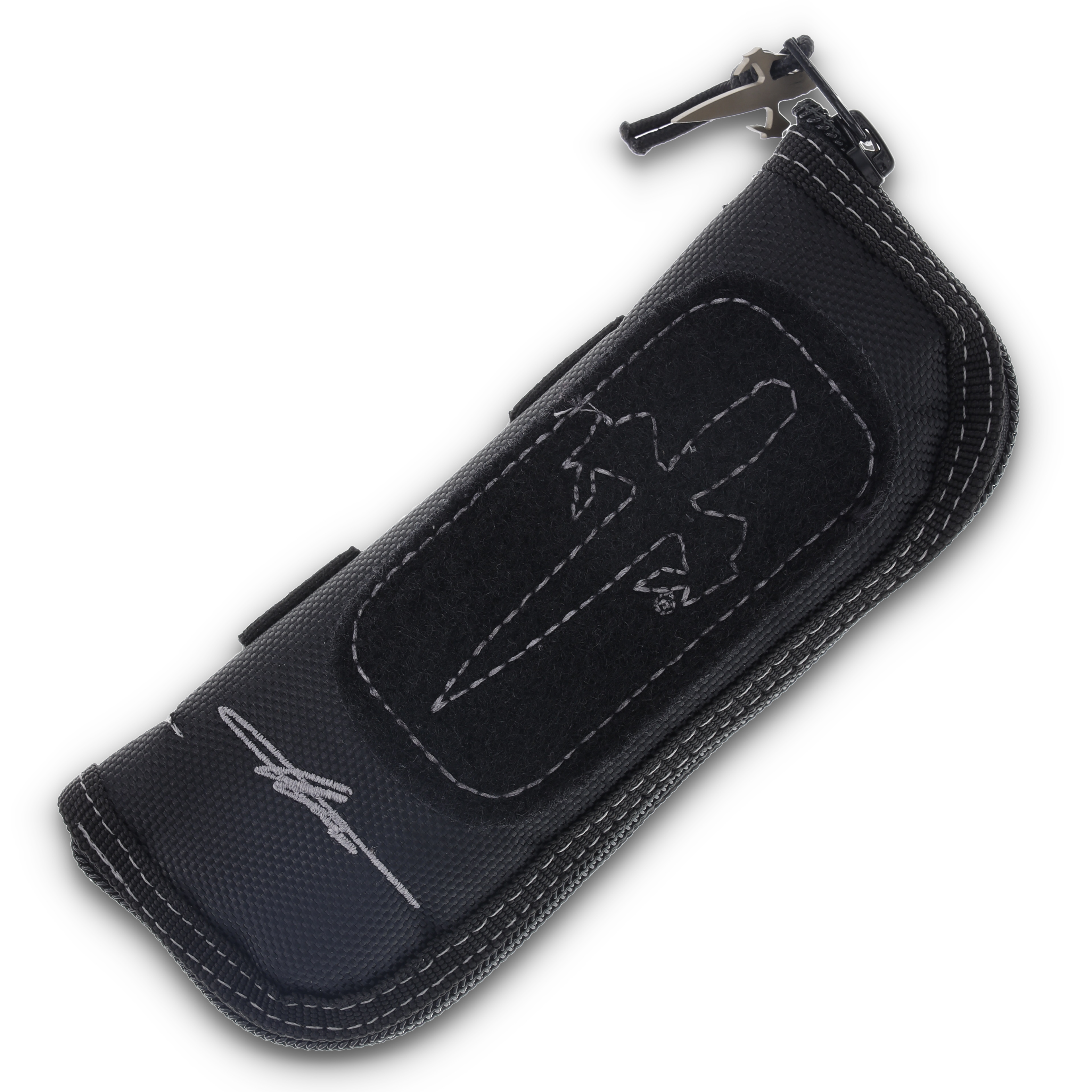 Microtech Amphibian RAM-LOK Folding Knife Mirror Polished Persian/ Carbon Fiber MT137RLPMPMCK View 8