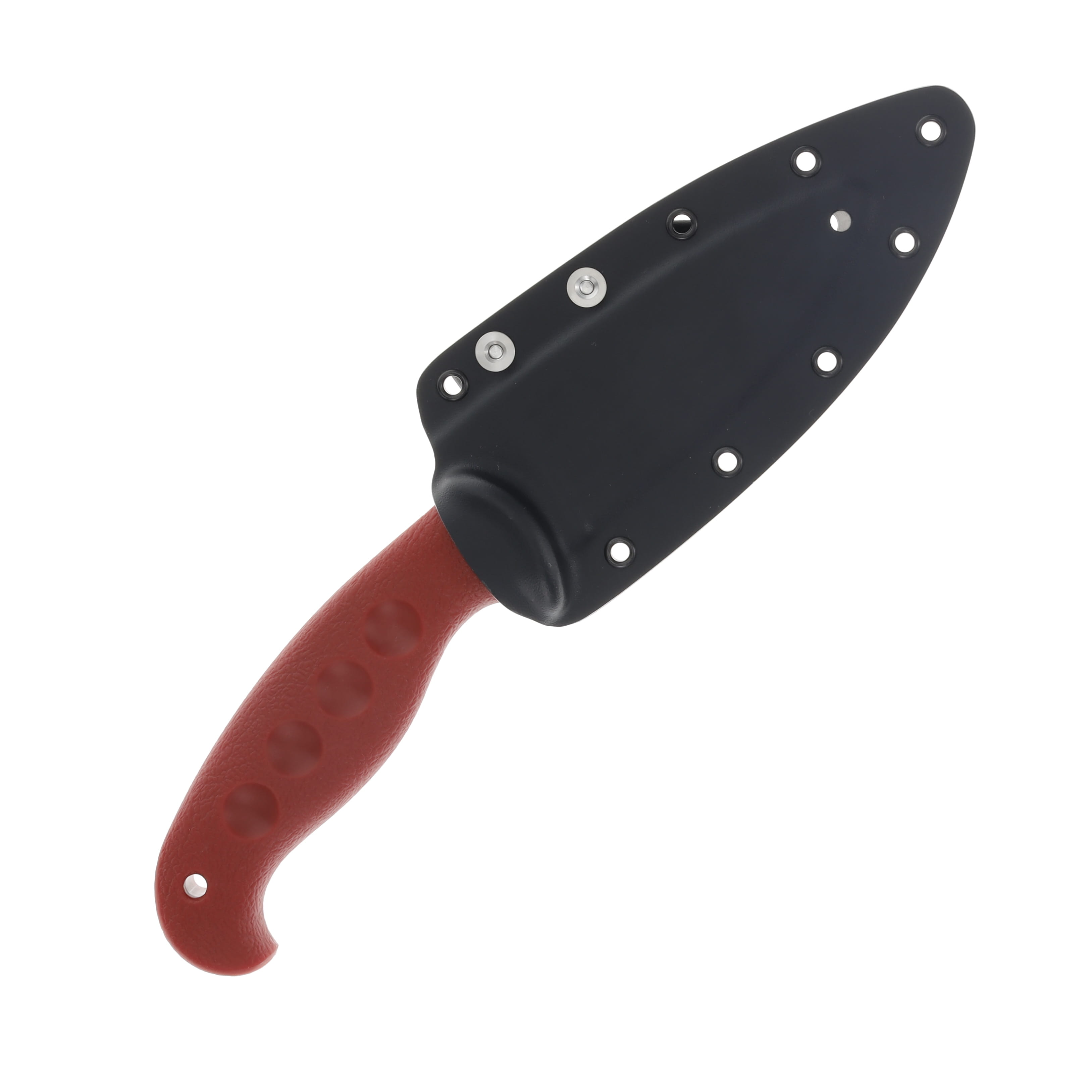 Spyderco Temperance Trainer Red No Edge 4.15 Inch Satin Leaf SPFB05TRD View 3