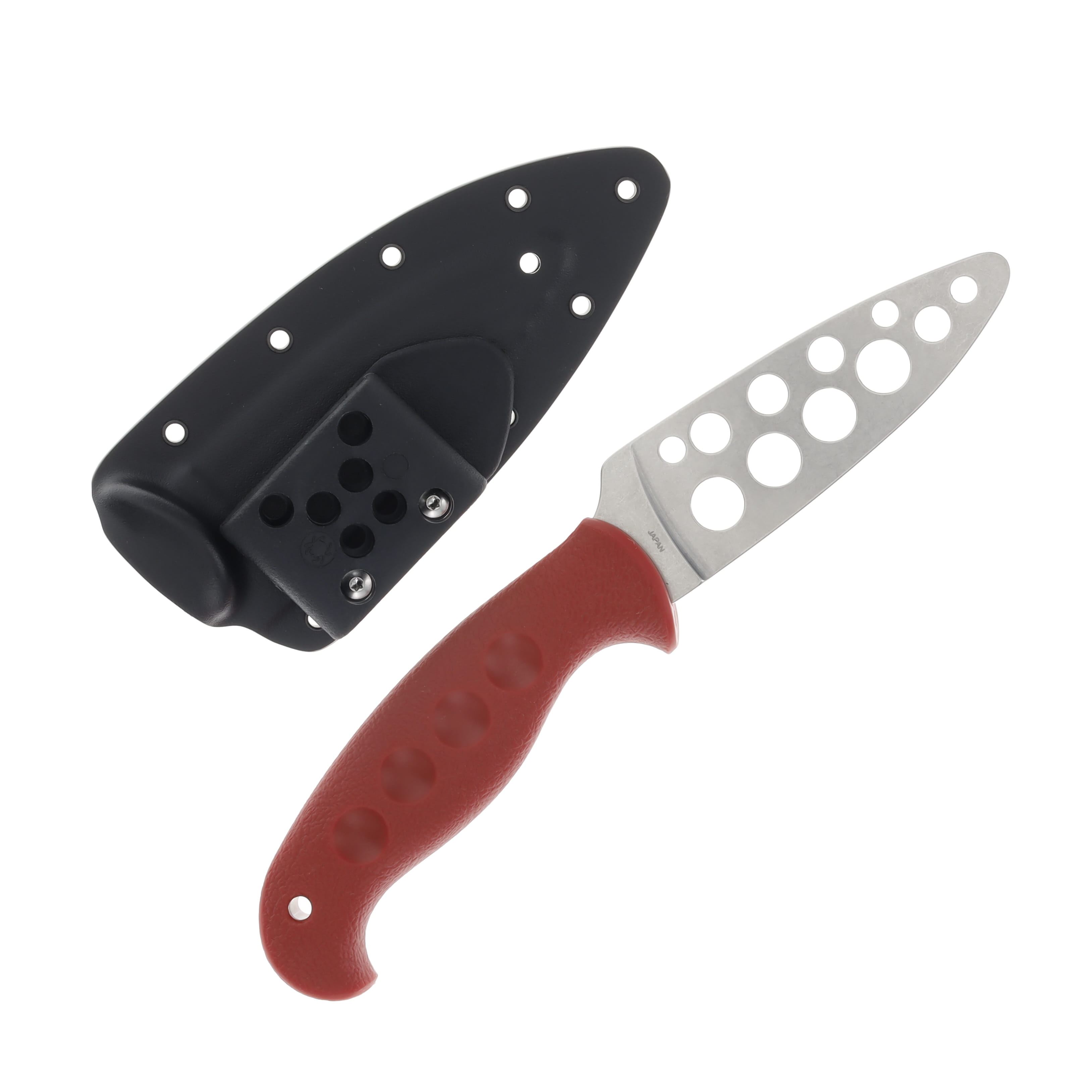Spyderco Temperance Trainer Red No Edge 4.15 Inch Satin Leaf SPFB05TRD View 2
