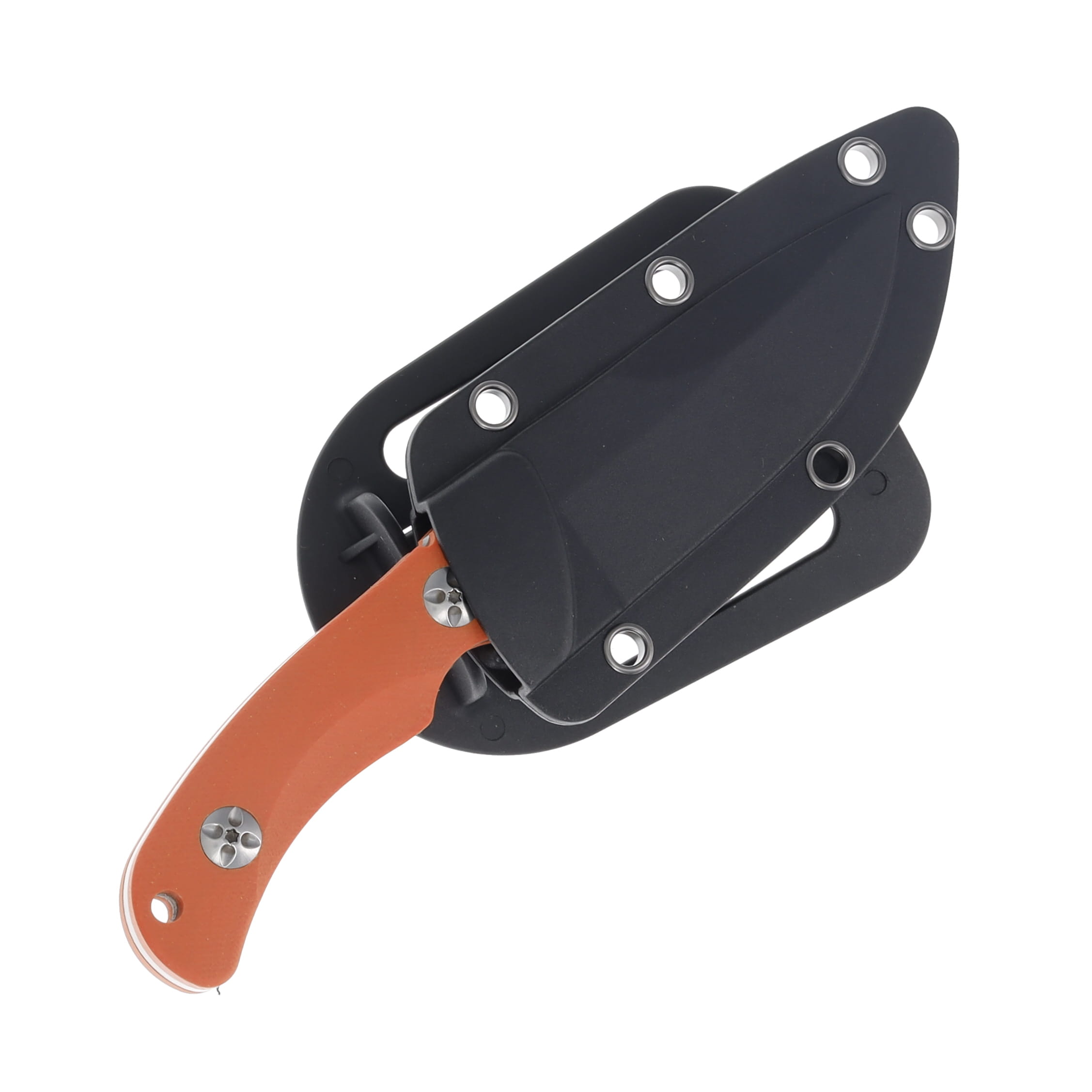 Hen & Rooster Modified Drop Point Orange G-10 Handle Fixed Blade HRI01ORG10 View 8