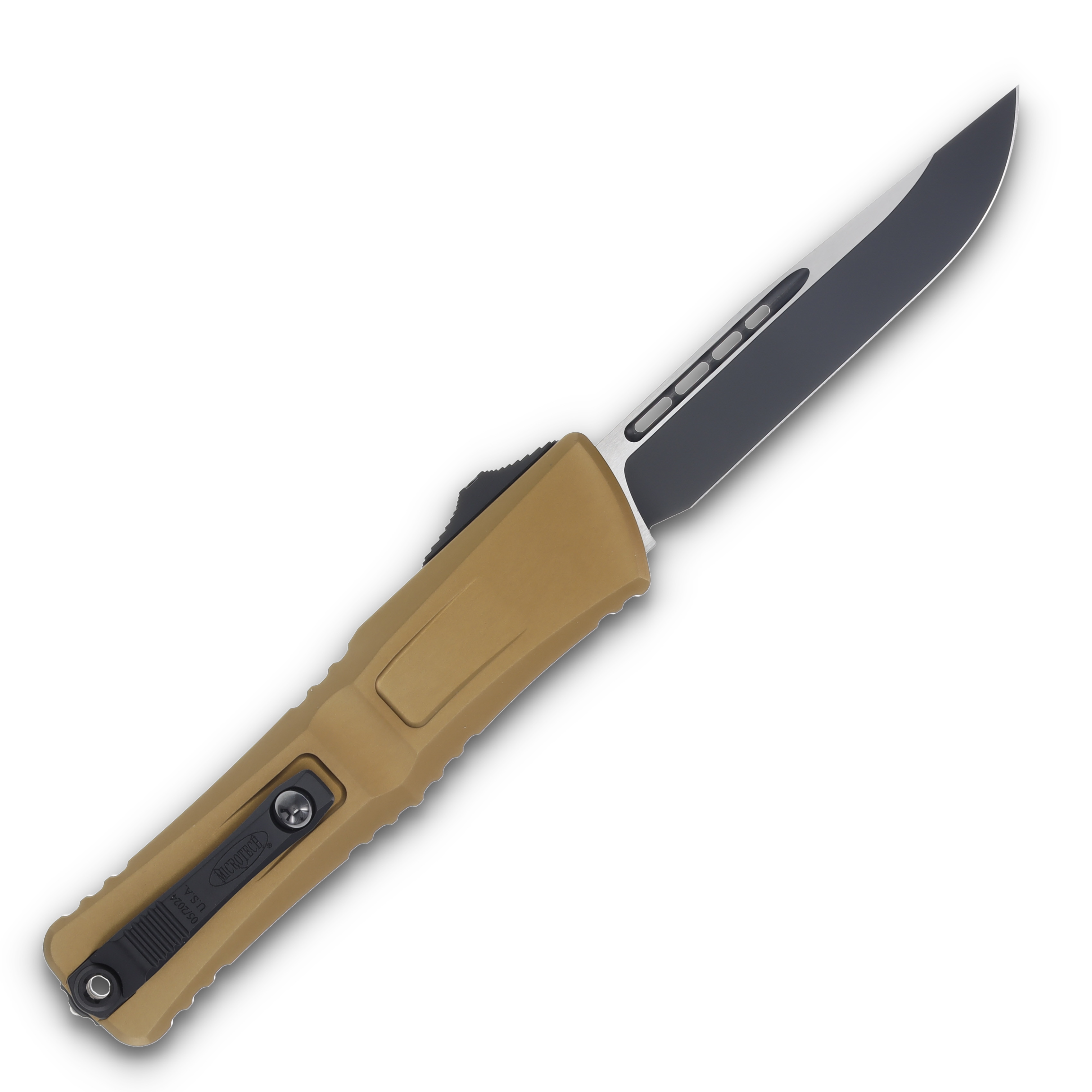 Microtech Combat Troodon S/E Gen III Tan Standard AUMT11431TA View 2