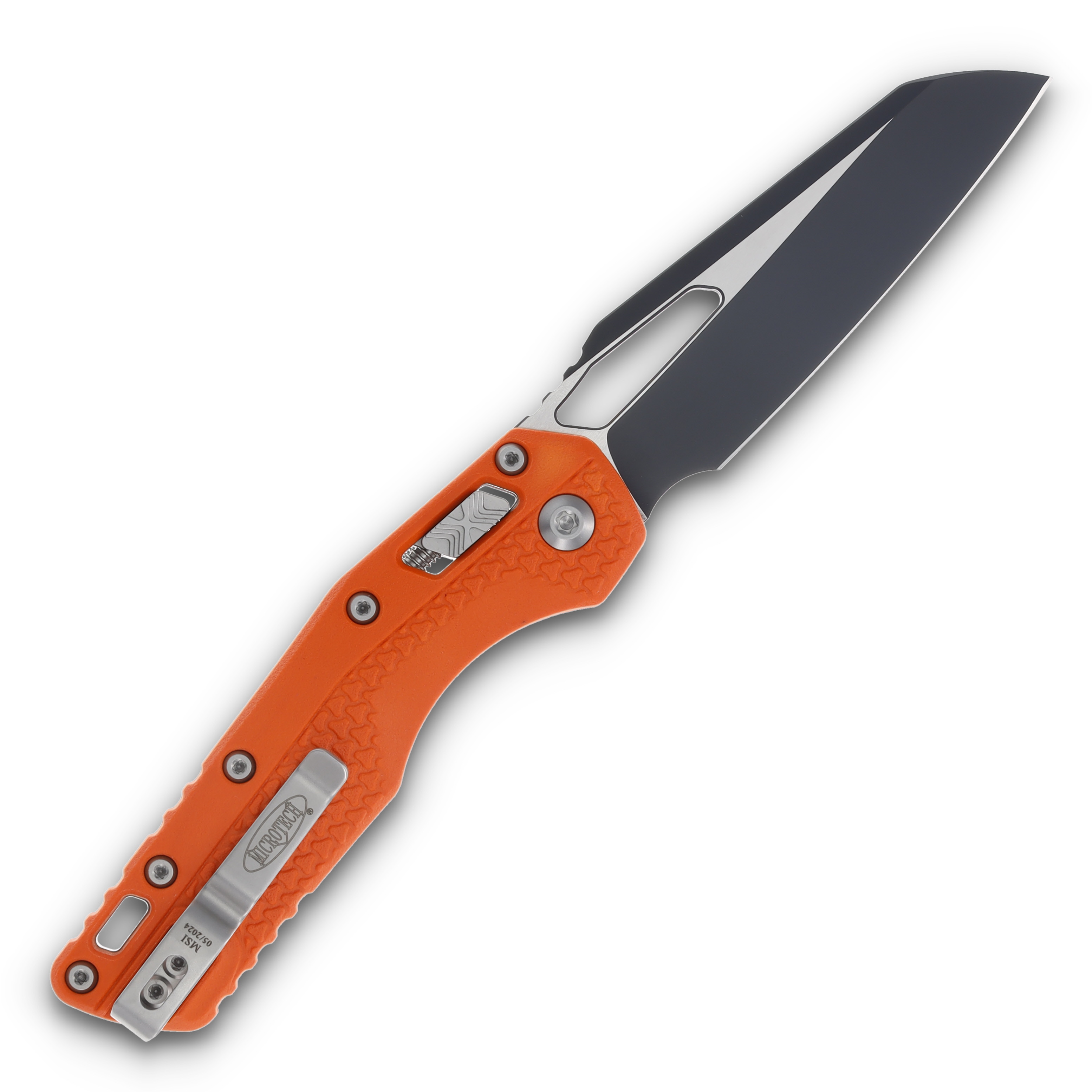 Microtech MSI S/E Tri-Grip Polymer Orange Standard MT210T1PMOR View 2