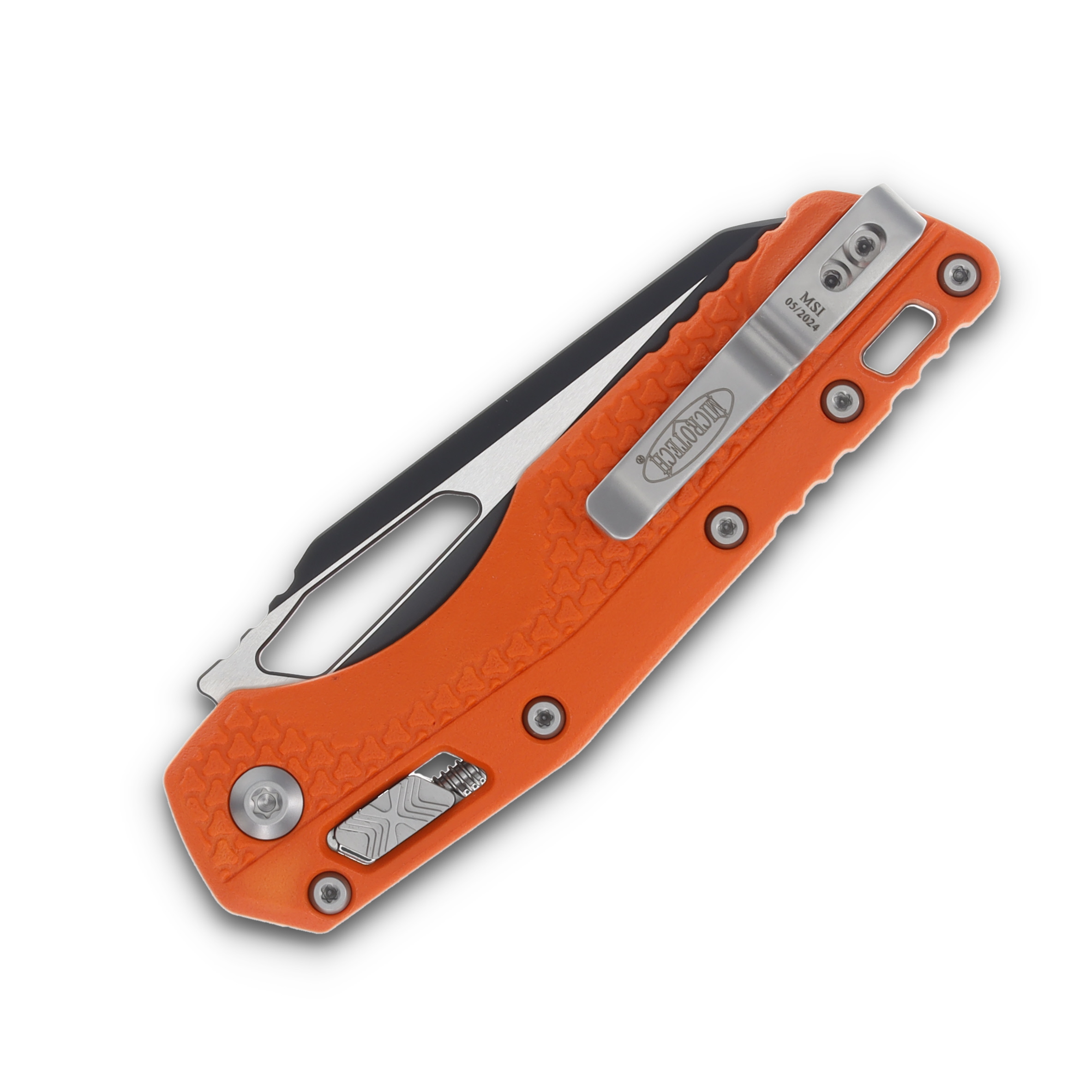 Microtech MSI S/E Tri-Grip Polymer Orange Standard MT210T1PMOR View 6