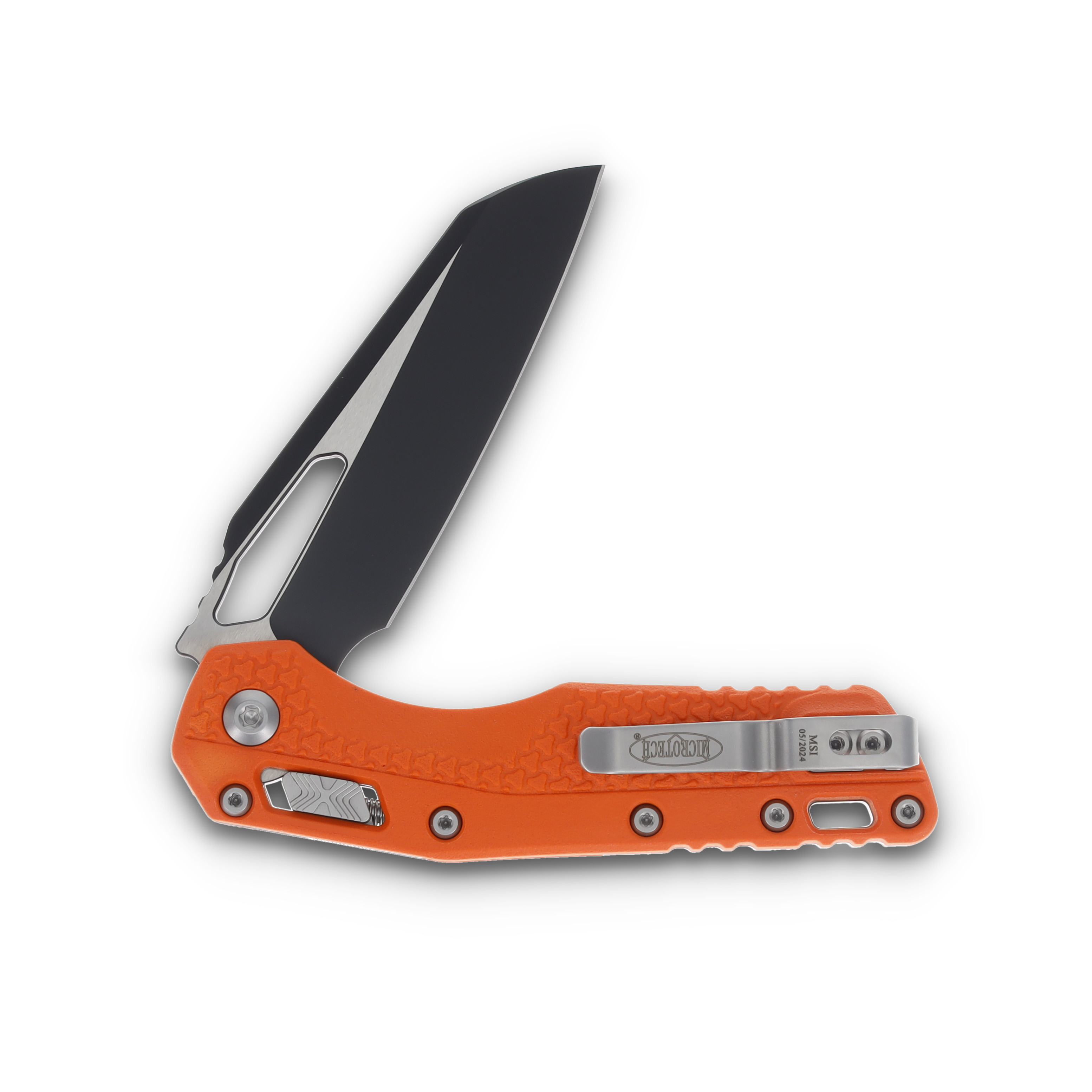 Microtech MSI S/E Tri-Grip Polymer Orange Standard MT210T1PMOR View 4