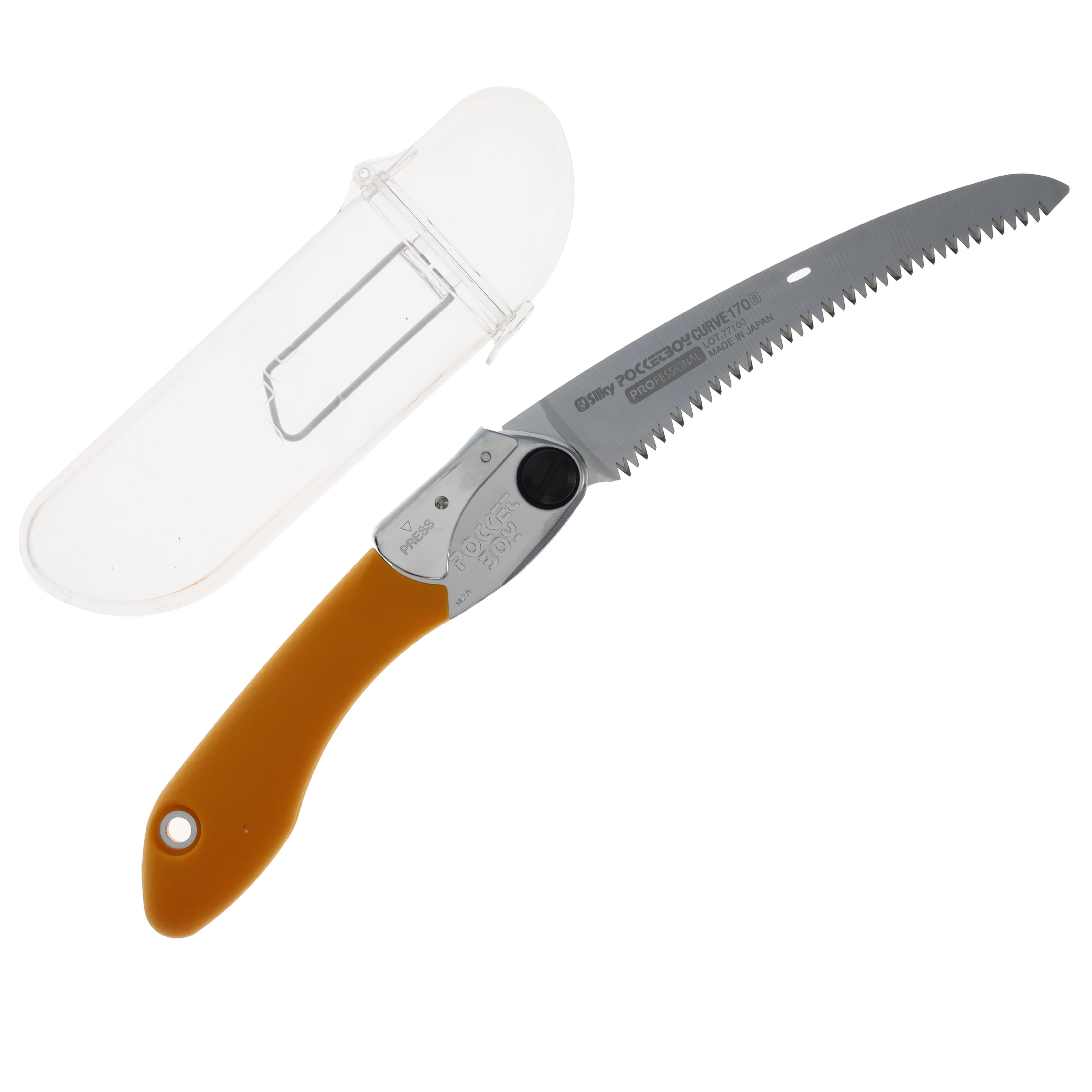 Silky Saws PocketBoy Curve Professional 170mm Folding Saw Large Teeth Yellow S726-17 View 2