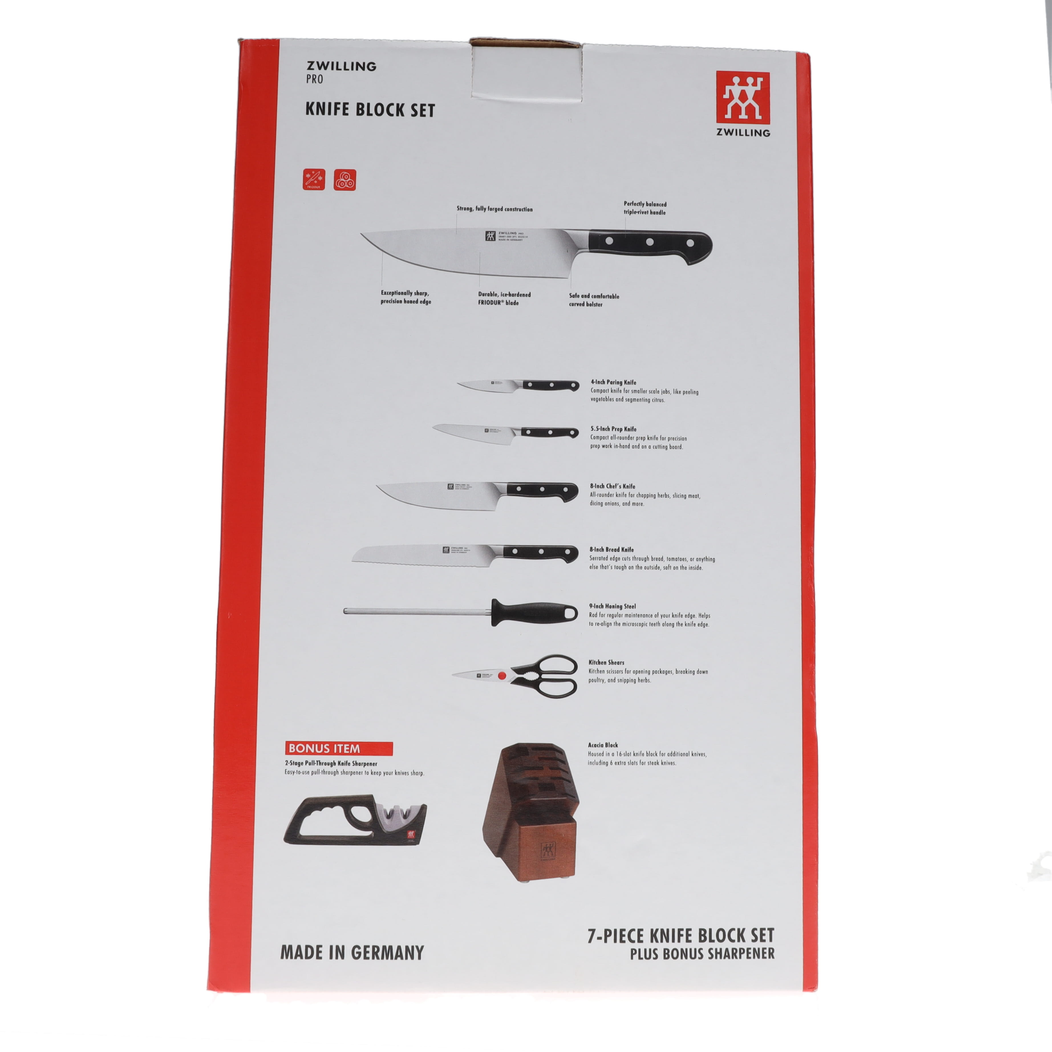 Henckels 8 pc Pro Knife Block Set With Bonus Sharpener (BFF 2024) 1024648 View 3
