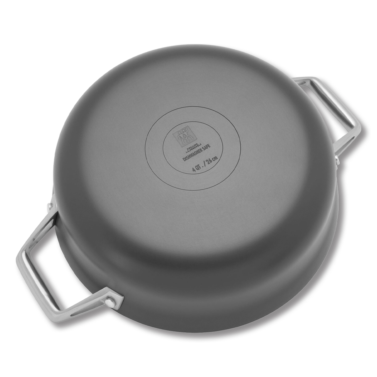 Zwilling Motion 4 Qt Aluminum Hard Anodized Chef's Pan Nonstick 1010151 View 3