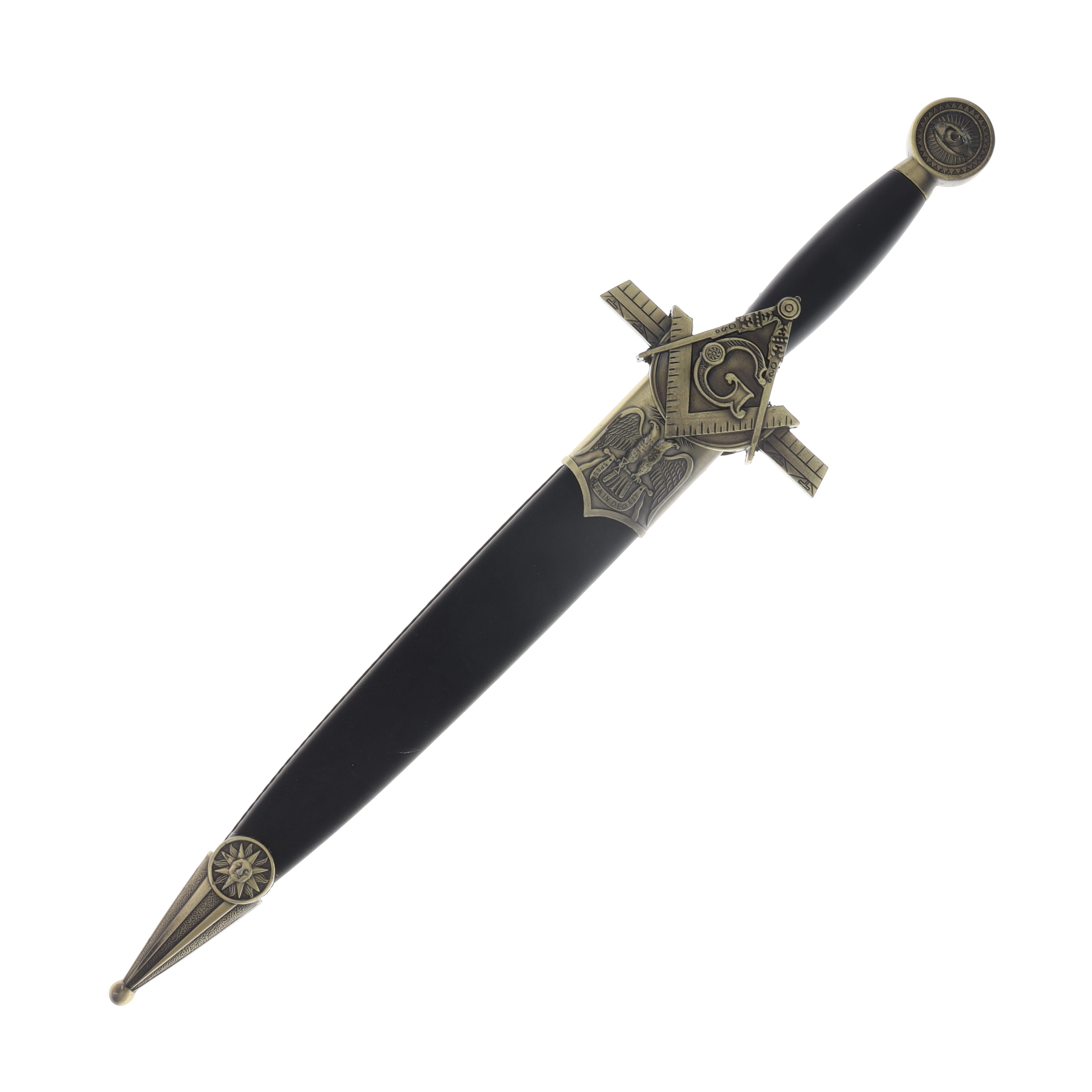 Sigma Impex Masonic Dagger Stainless/Black 15" Overall SX1924 View 3