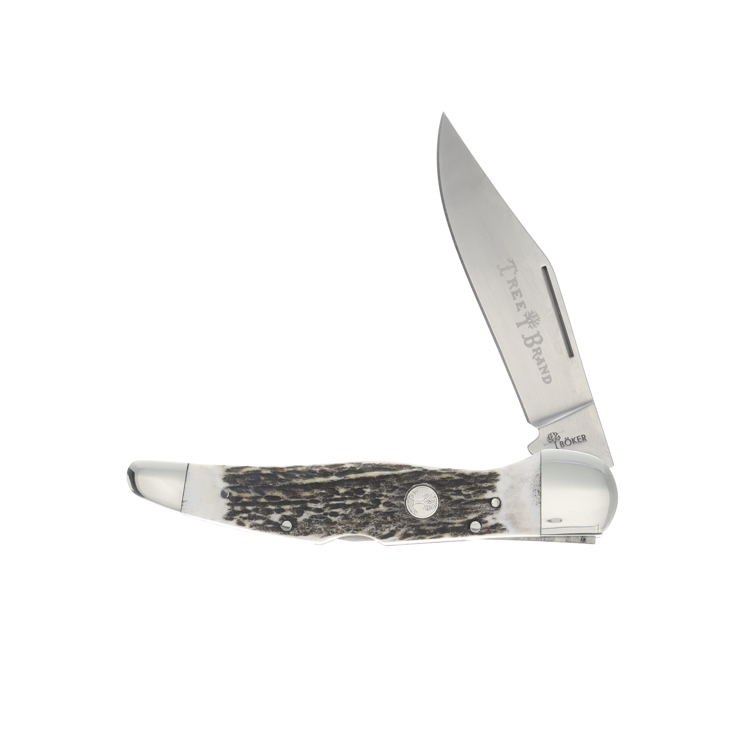 Boker TS 2.0 Folding Hunter Lockback Knife Horn D2 BK110870 View 3