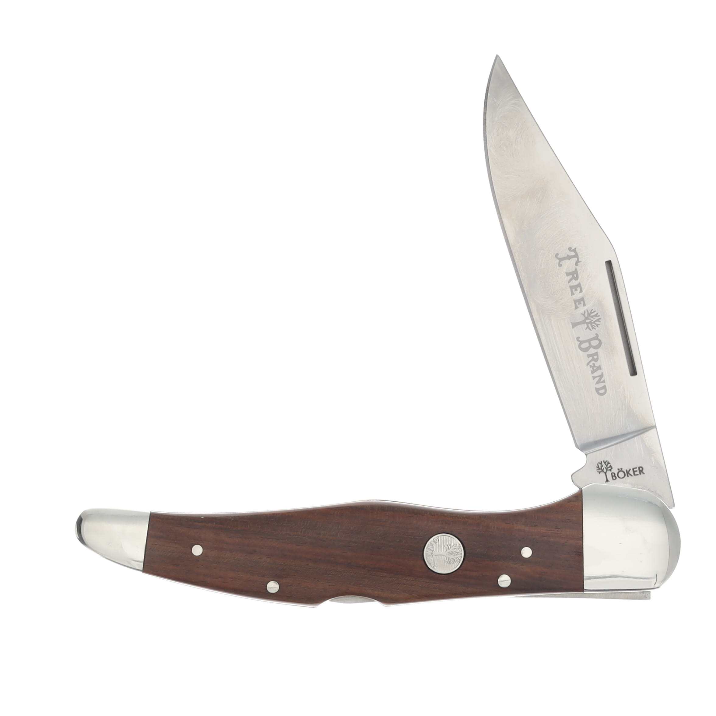 Boker TS 2.0 Folding Hunter Clip Point Lockback Knife Wood BK110871 View 3