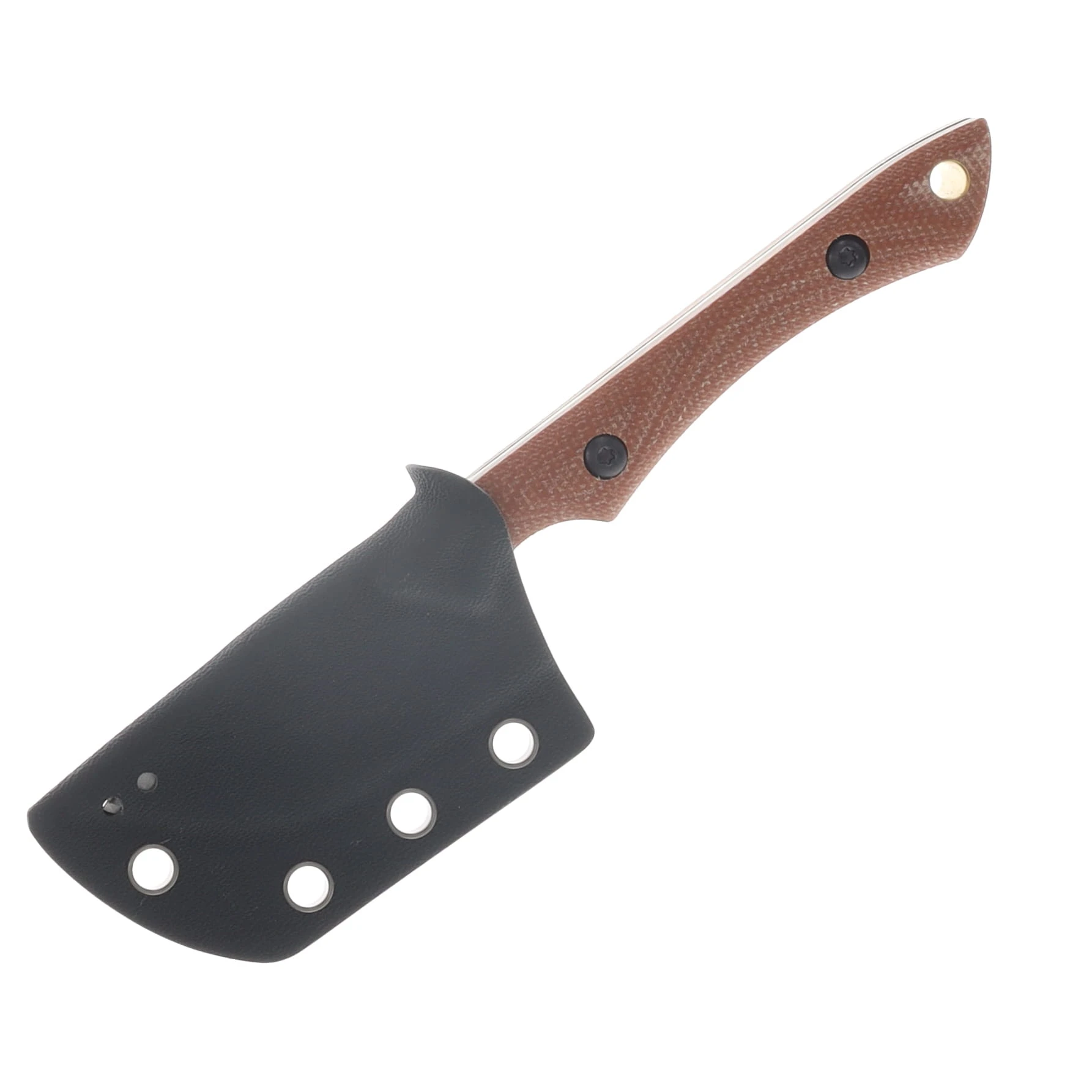 Boker Plus M.U.K. Fixed Blade Knife Stonewash 12C27 Brown Micarta BK02BO593 View 6