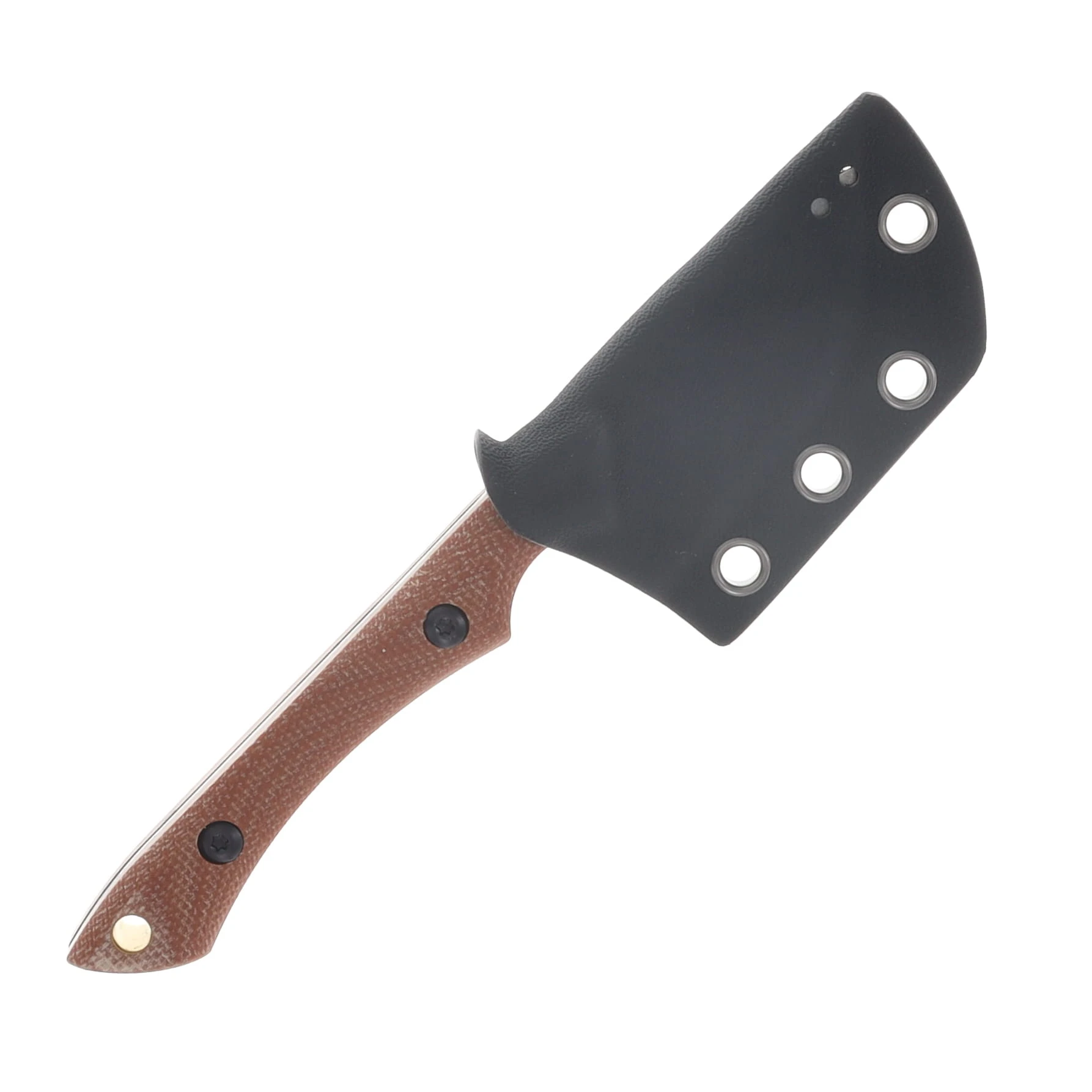 Boker Plus M.U.K. Fixed Blade Knife Stonewash 12C27 Brown Micarta BK02BO593 View 5