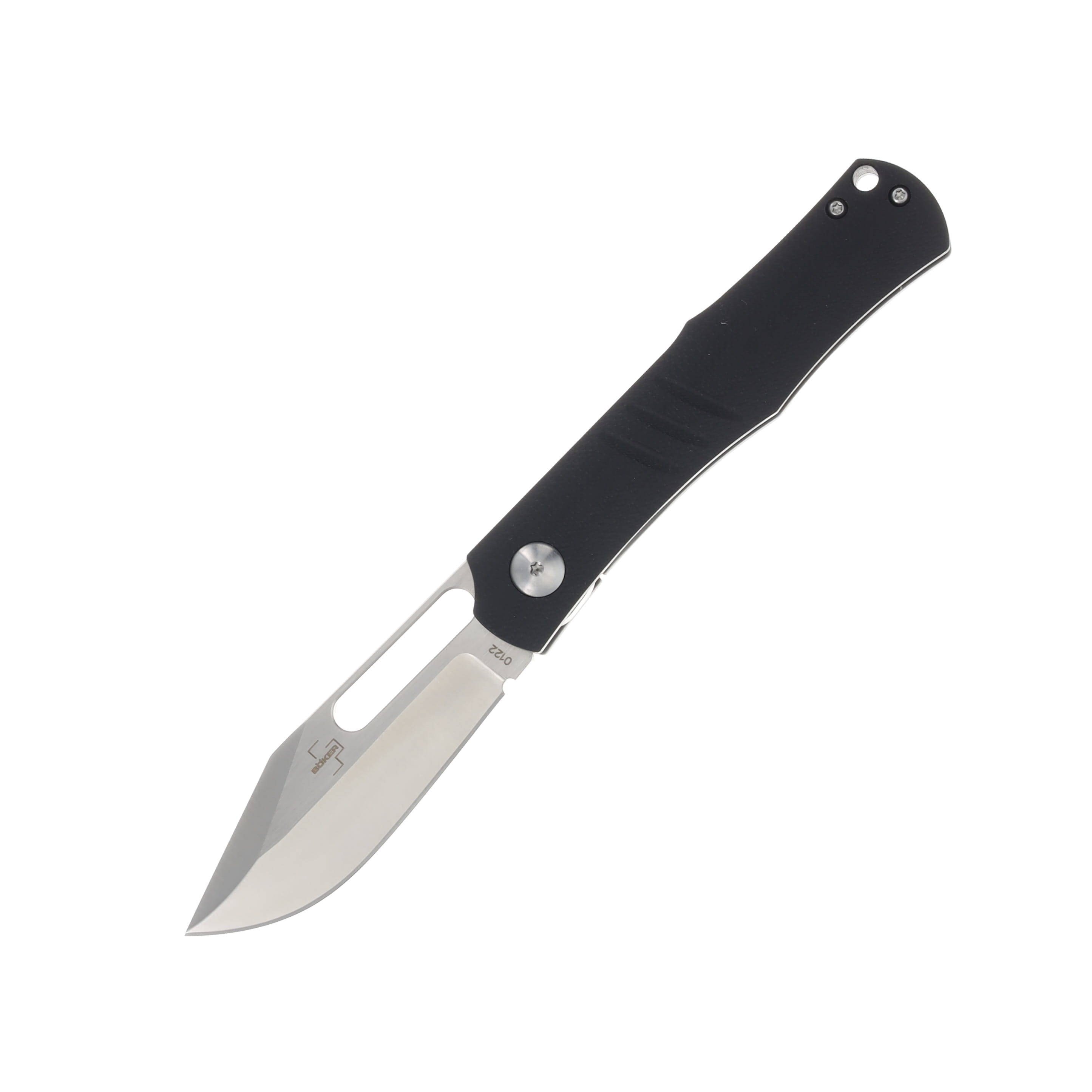 Boker Plus Sliplock Folding Knife 3.03 Inch Plain Satin Clip Point BK01BO975 View 1