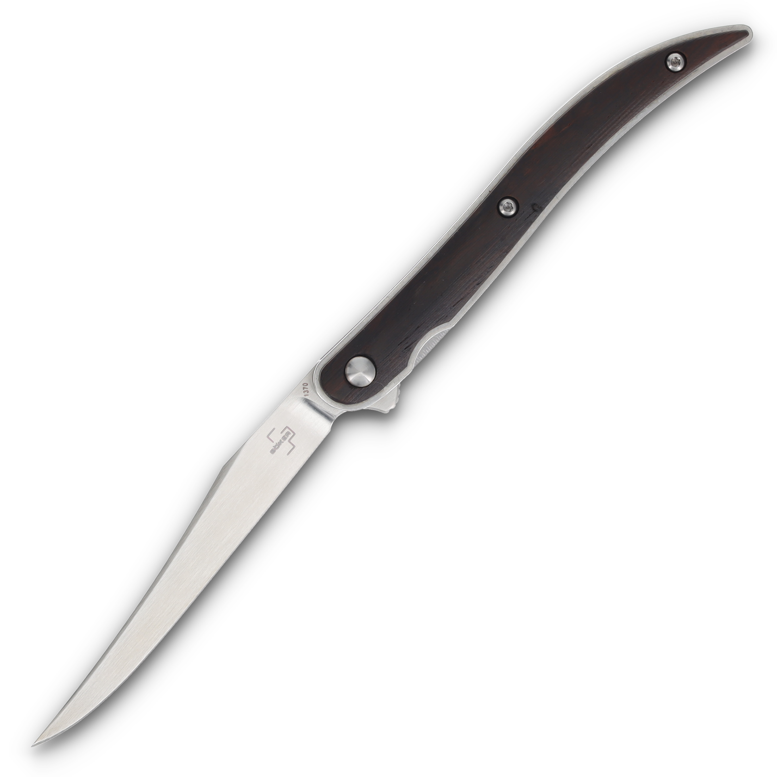 Boker Plus Urban Texas Tooth Pick Cocobolo 3.31In Plain Satin Clip Point BK01BO389 View 1