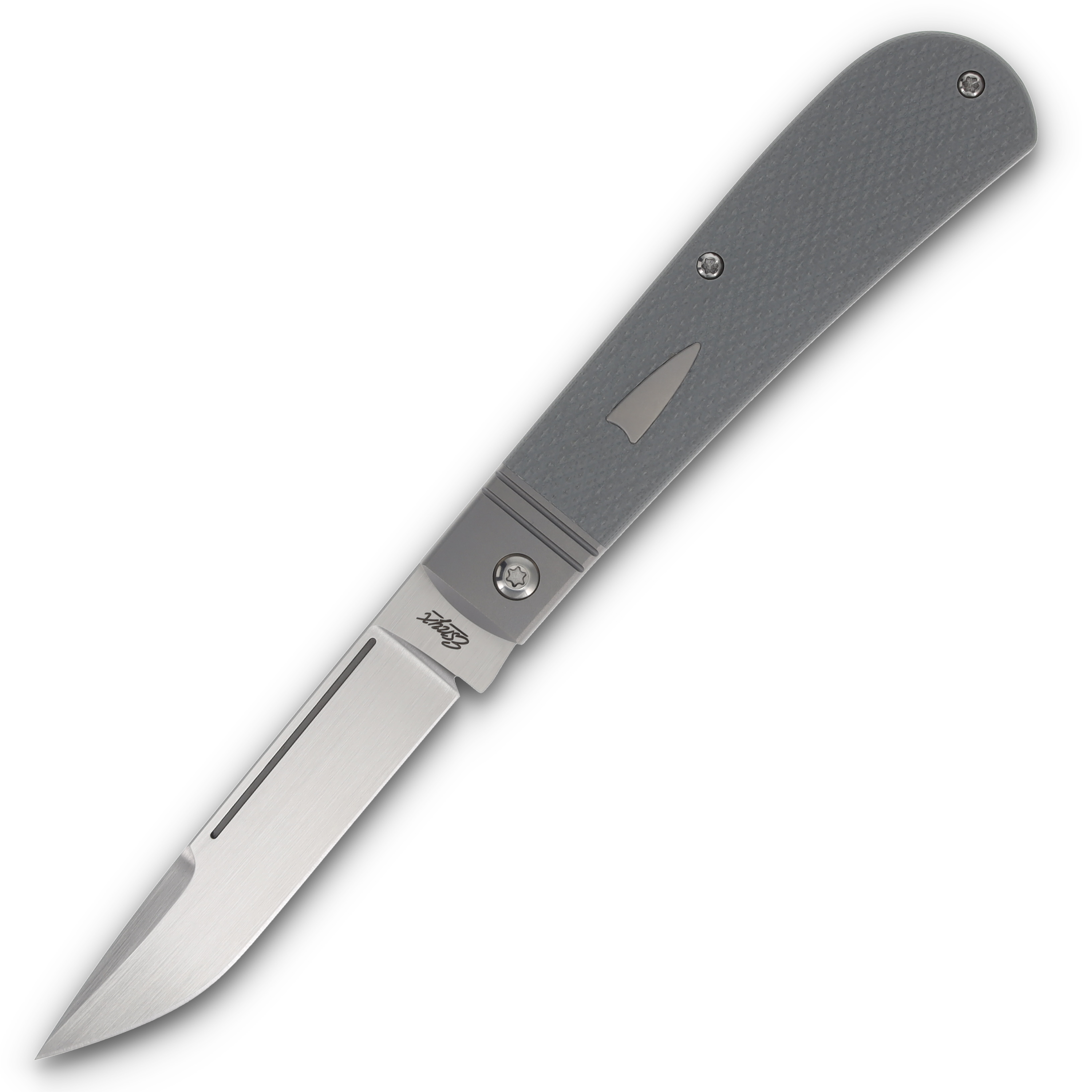 ESNYX Silver Line Tarpon Pocket Knife Gray ESN-TARSJ-63 View 3
