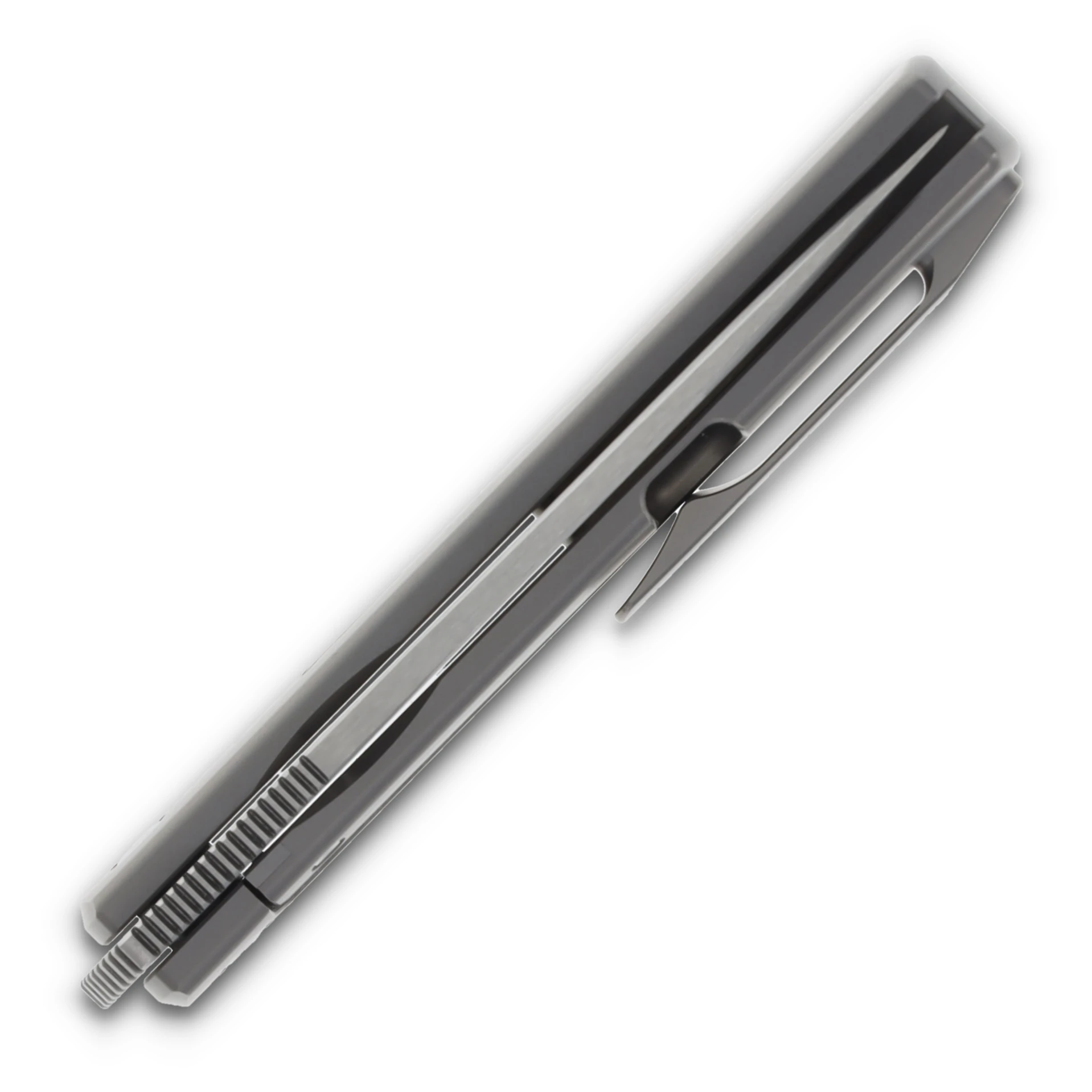 ESNYX Silver Line Workhorse Gray 3.16 Inch Plain Satin Drop Point ESN-WHFF-74 View 7