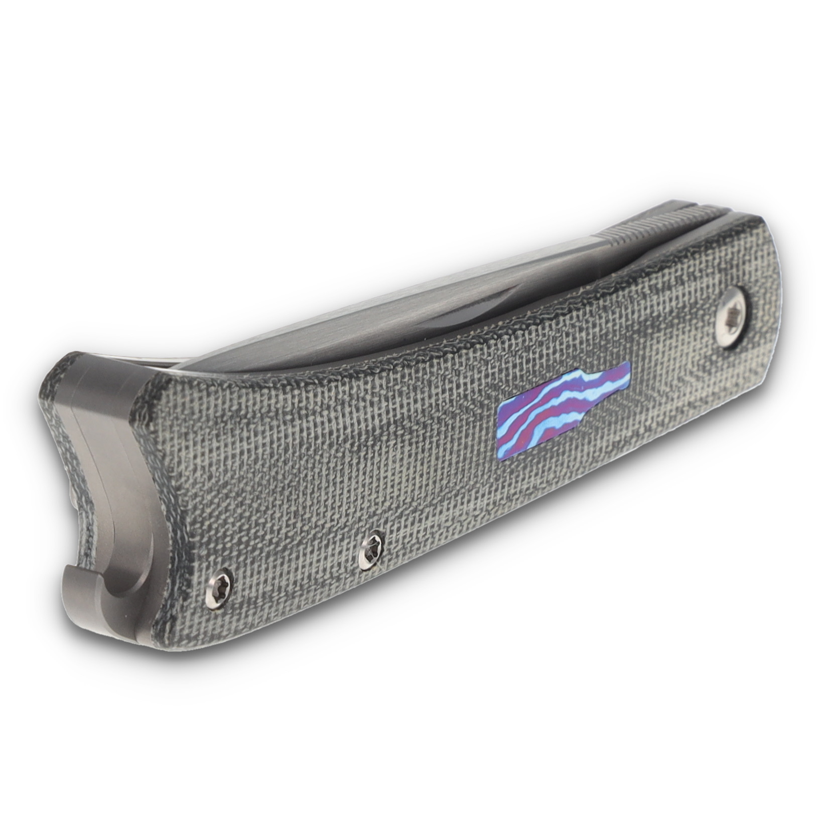 ESNYX Silver Line Beer Buster Mokuti Shield Black 3.02in Plain Satin Drop Point ESN-BBFF-66 View 9