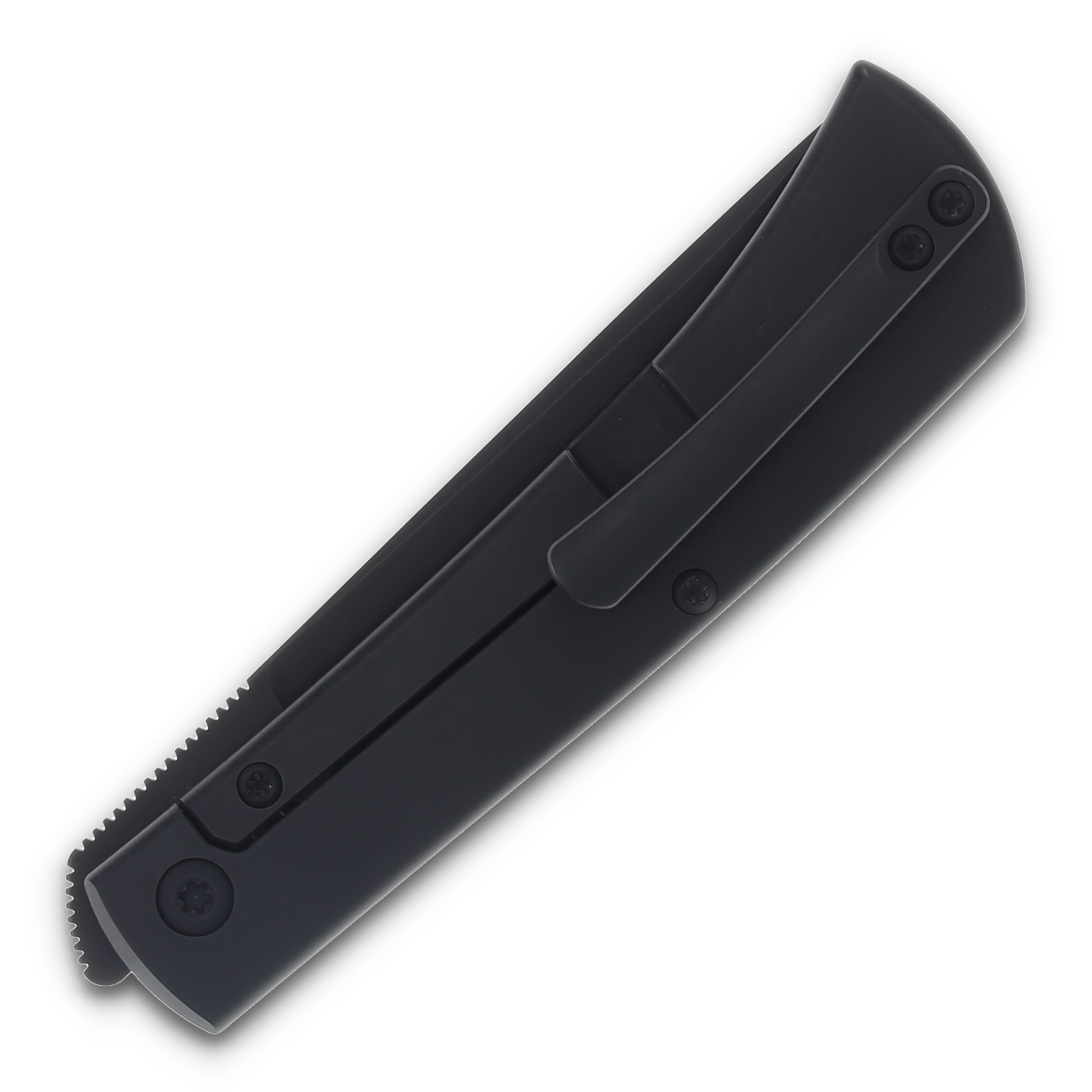 ESNYX Silver Line Workhorse 3.16in Plain Black PVD Drop Point ESN-WHFF-76 View 6