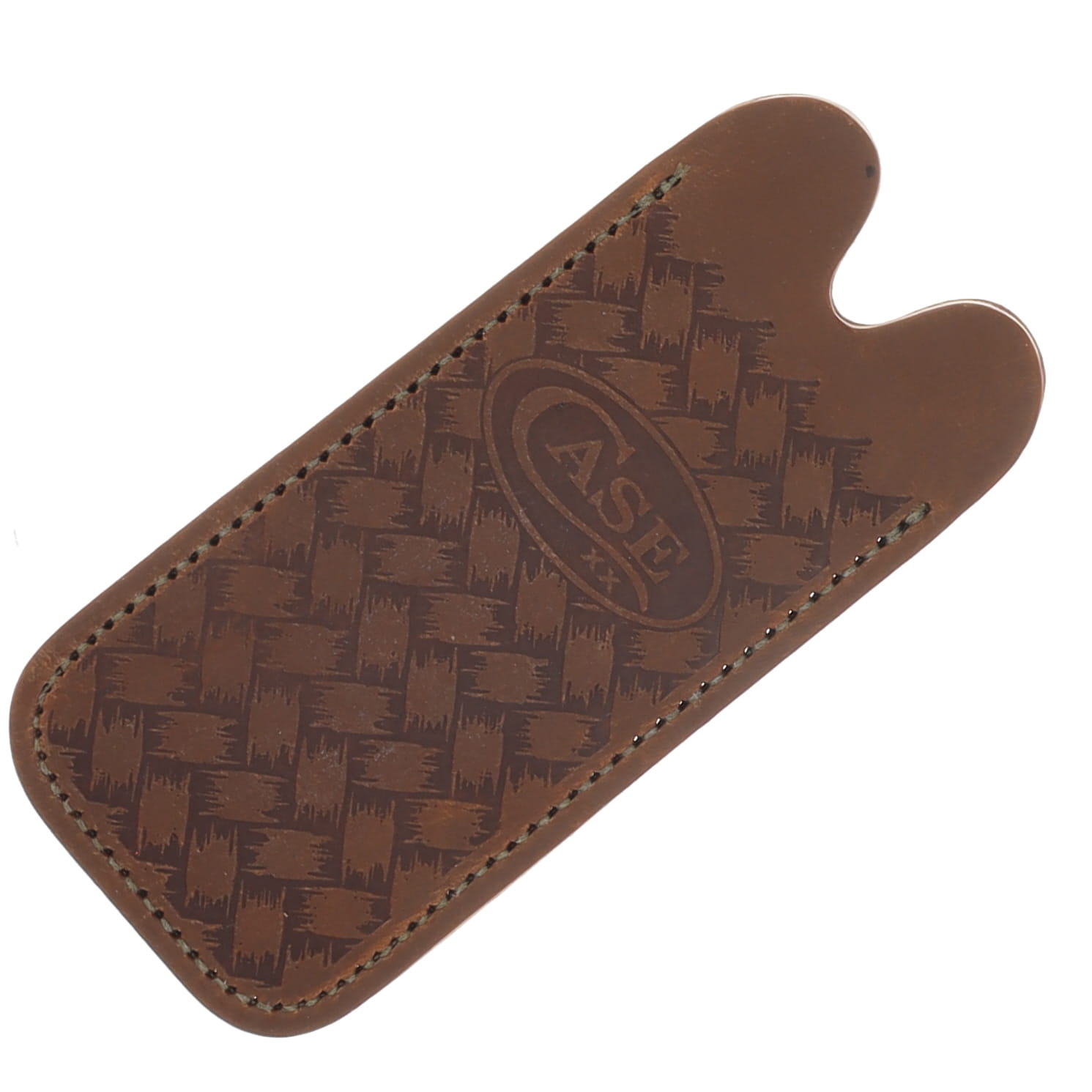 Case Knife Slip Brown Herringbone - Medium Patterns CA41412 View 1