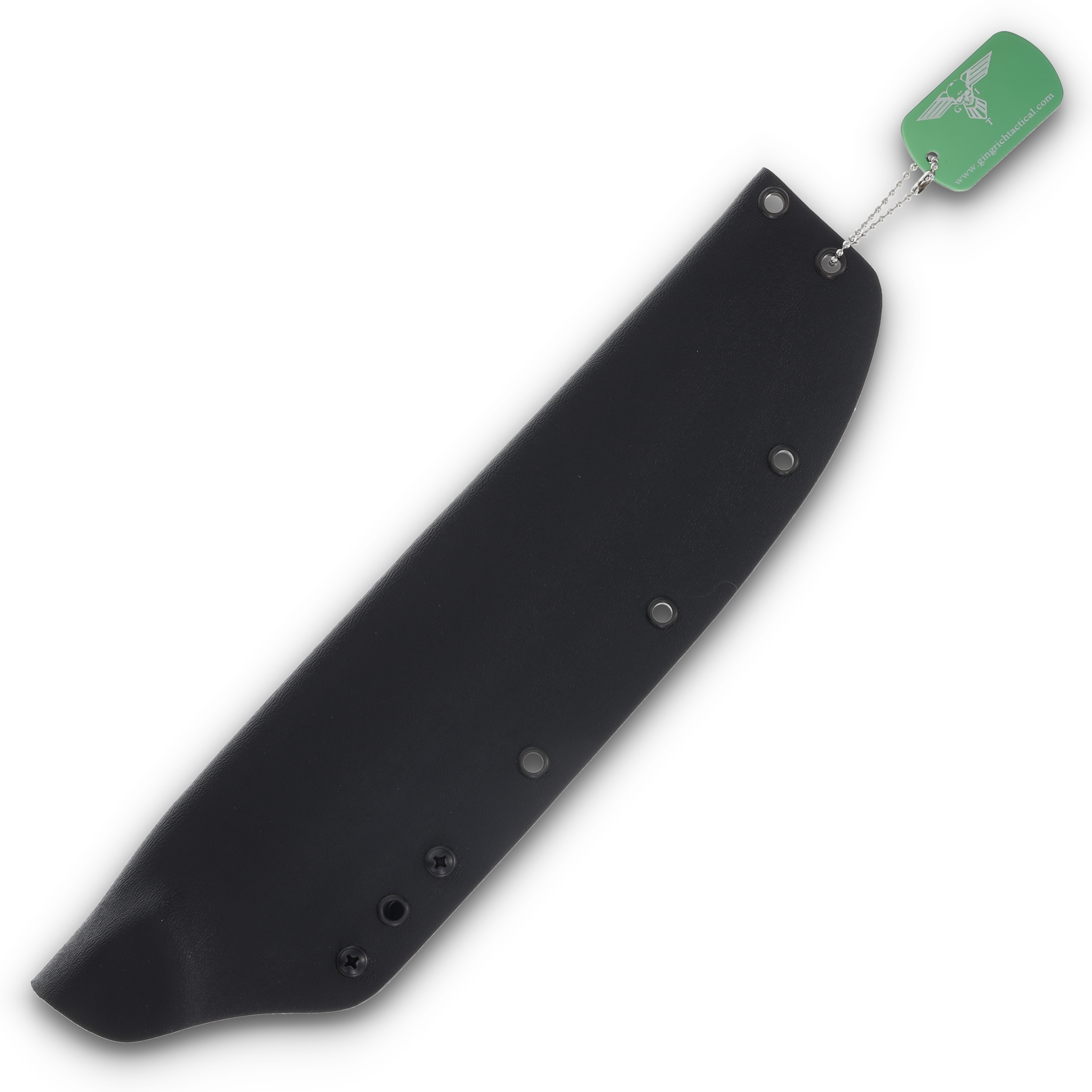 GTI Custom Bowie Black 5160/Tan G-10 with Kydex Sheath GTI43 View 5