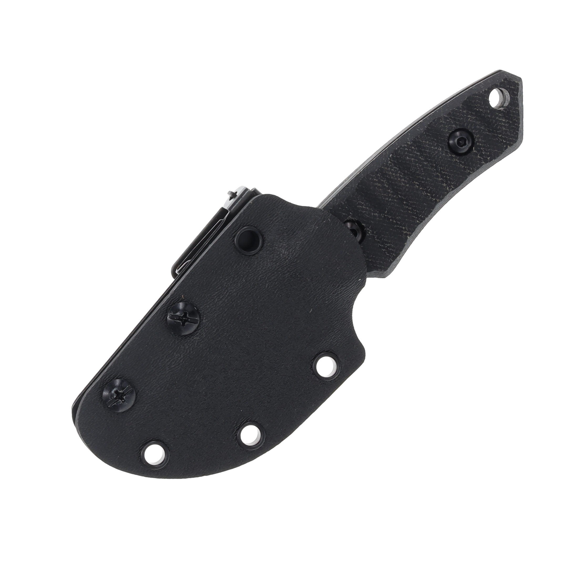 Jackalope Knives Sasquatch 2.25 Inch Plain Black Stonewash Drop Point JK003 View 7