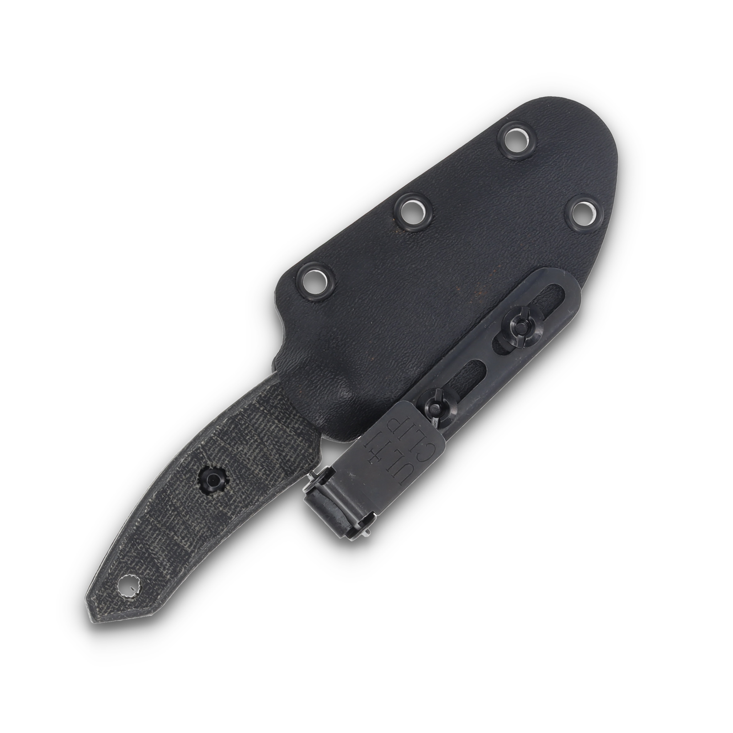 Jackalope Knives Banshee 2.75 Inch Plain Black Stonewash Clip Point JK004 View 8