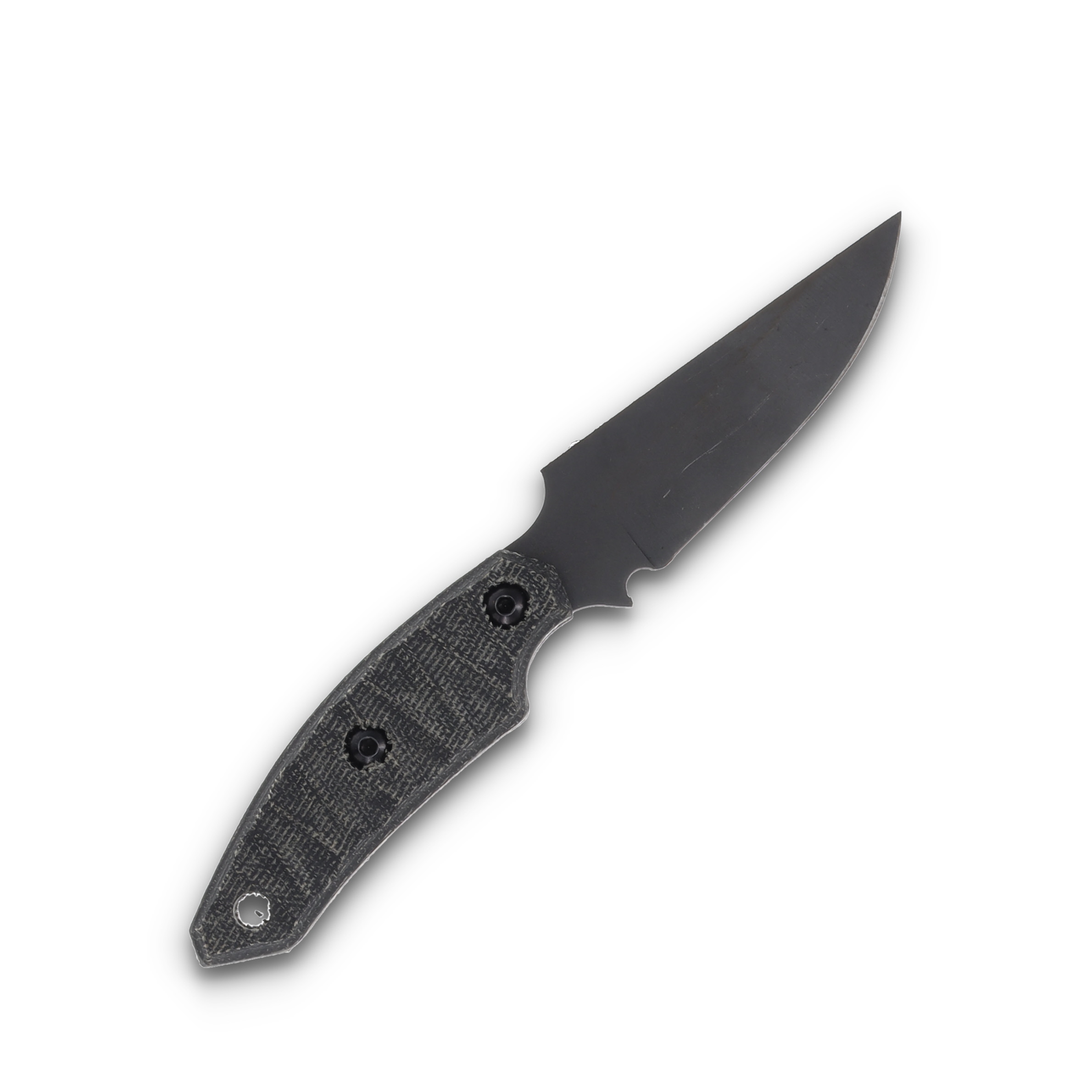 Jackalope Knives Banshee 2.75 Inch Plain Black Stonewash Clip Point JK004 View 3