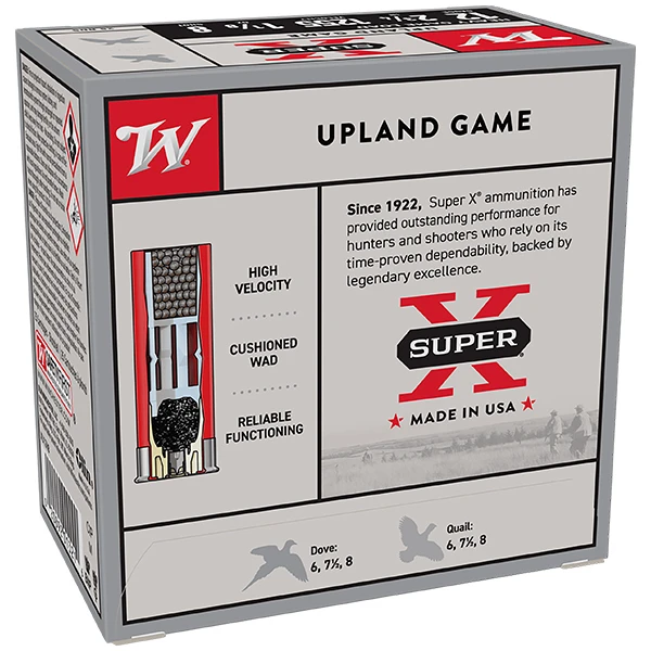 Winchester Super X Heavy Game Load 12 Gauge Shotshell 25 Rounds 2.75in 1-1/8oz #8 Lead Birdshot XU12H8 View 2