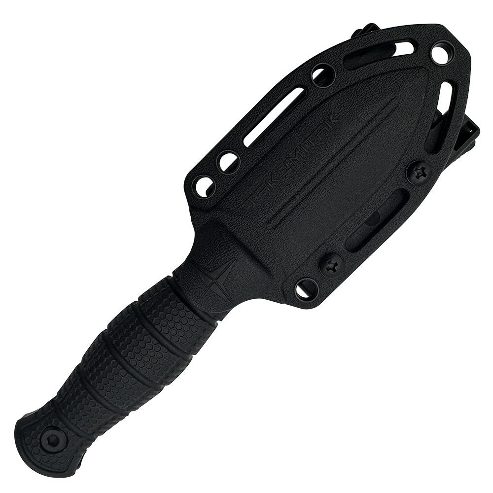 Takumitak Little Buddy 2.9in Black Oxide Spear Point Fixed Blade Knife TKF3S04 View 5