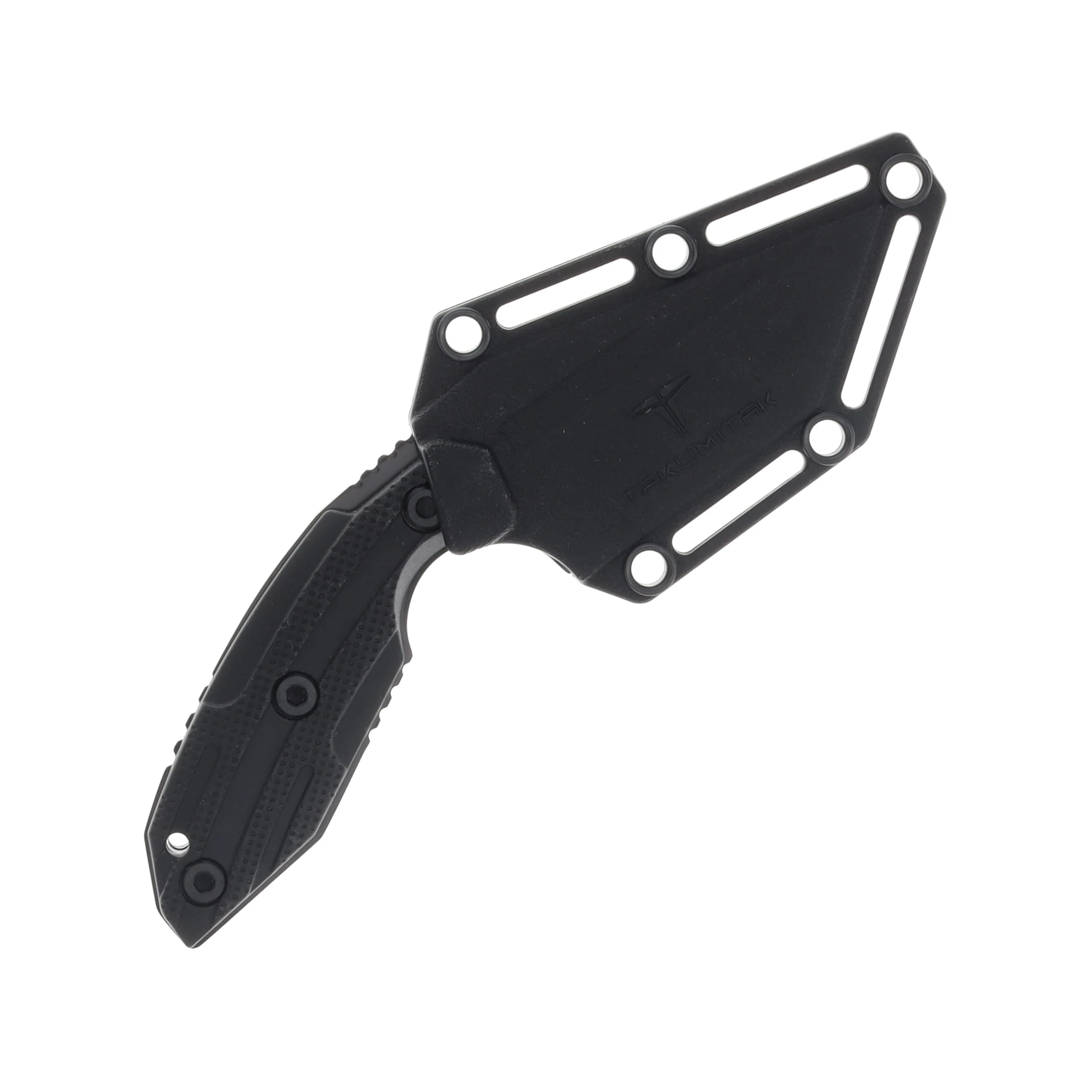 Takumitak Muted 3.0in Black Oxide Tanto Point Fixed Blade Knife TKF3S06 View 3