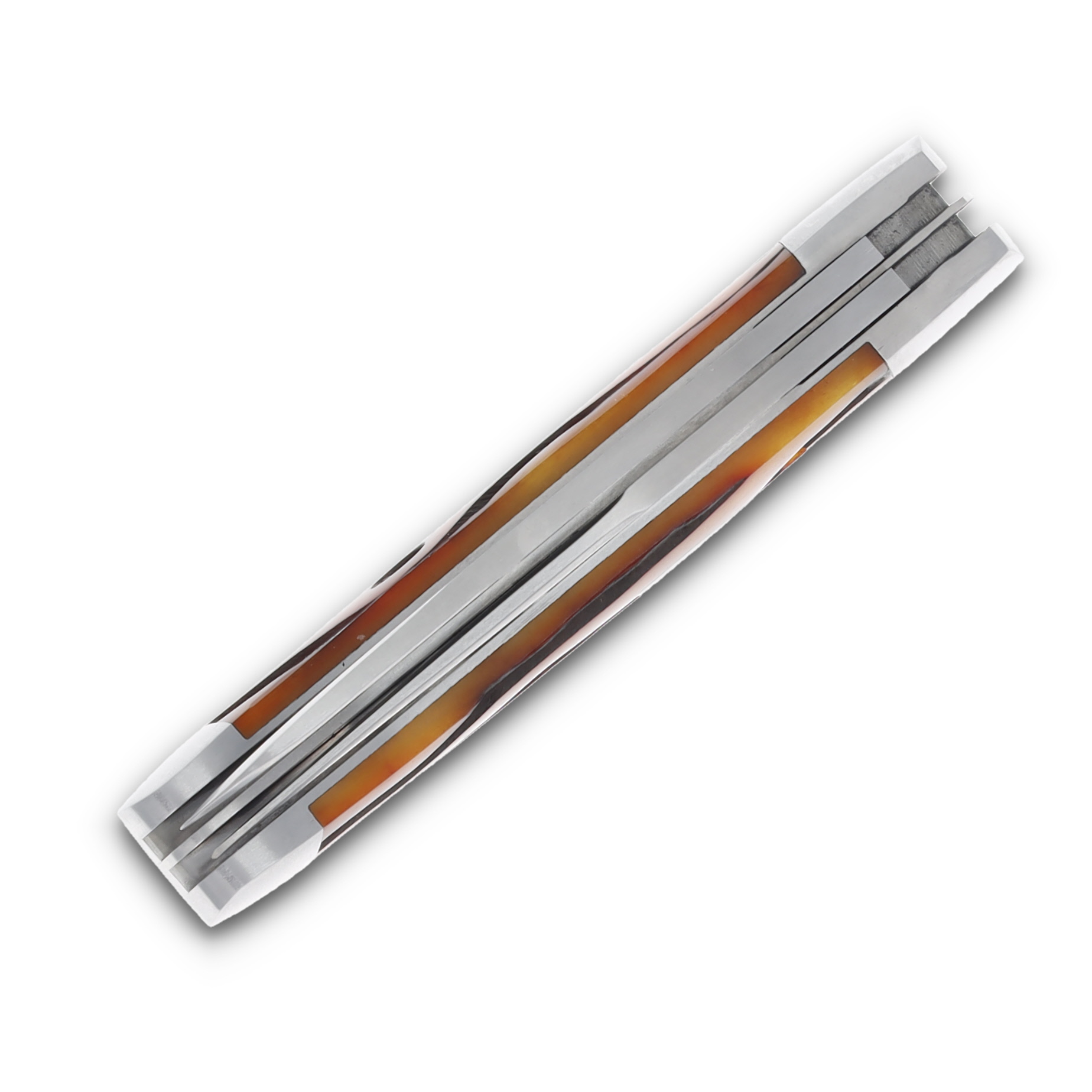 Friesenhahn Knives Amber Wormgroove Jigged Bone Trapper FK003 View 6