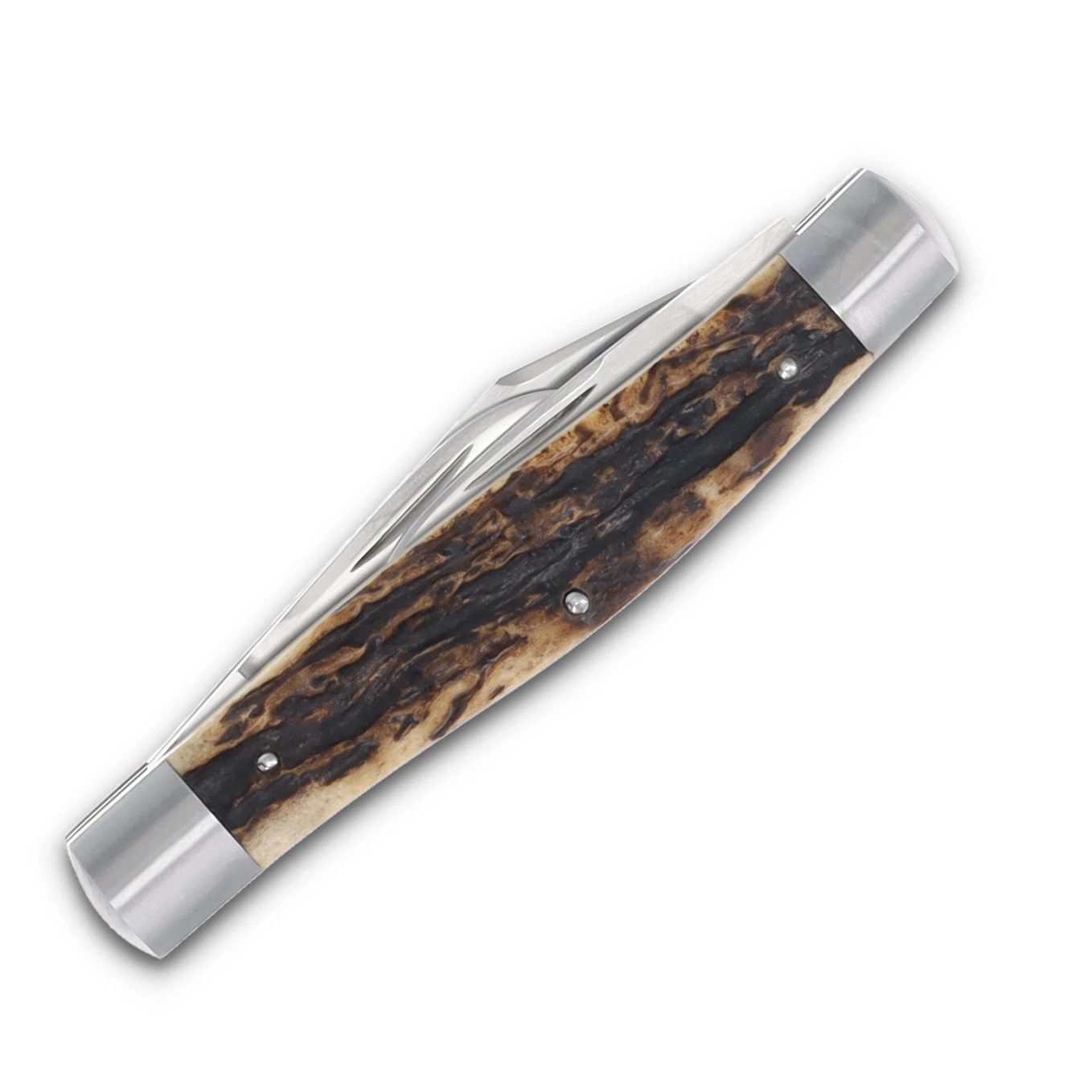 Hawkins Knives Sambar Stag Stockman Folding Knife JH003 View 4